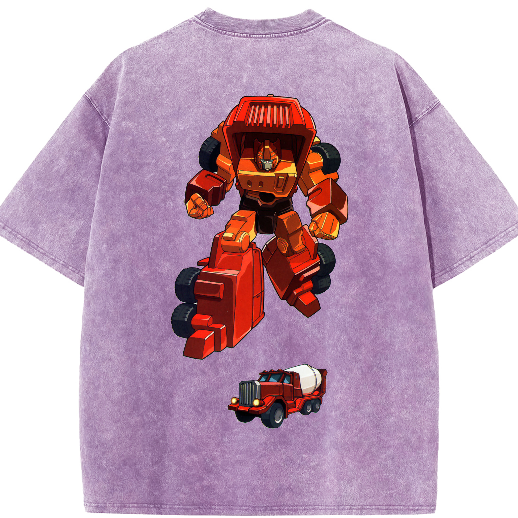 （画像用）  綿100% ヴィンテージ風 半袖Tシャツ（背面プリント）