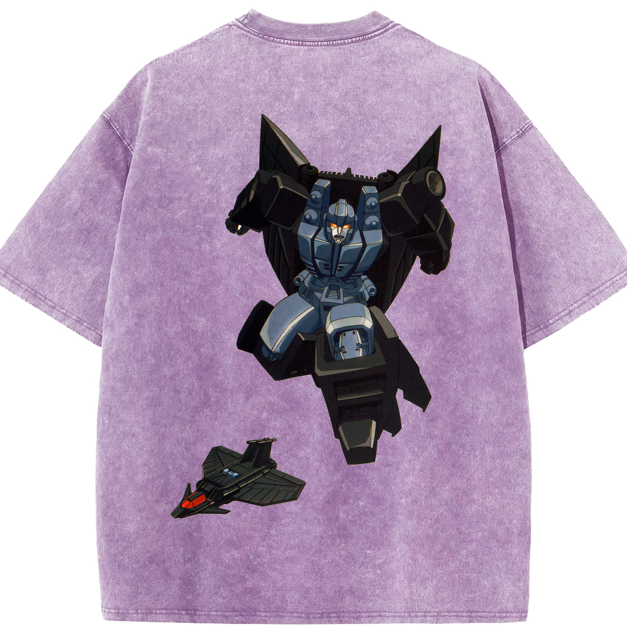 （画像用）  綿100% ヴィンテージ風 半袖Tシャツ（背面プリント）