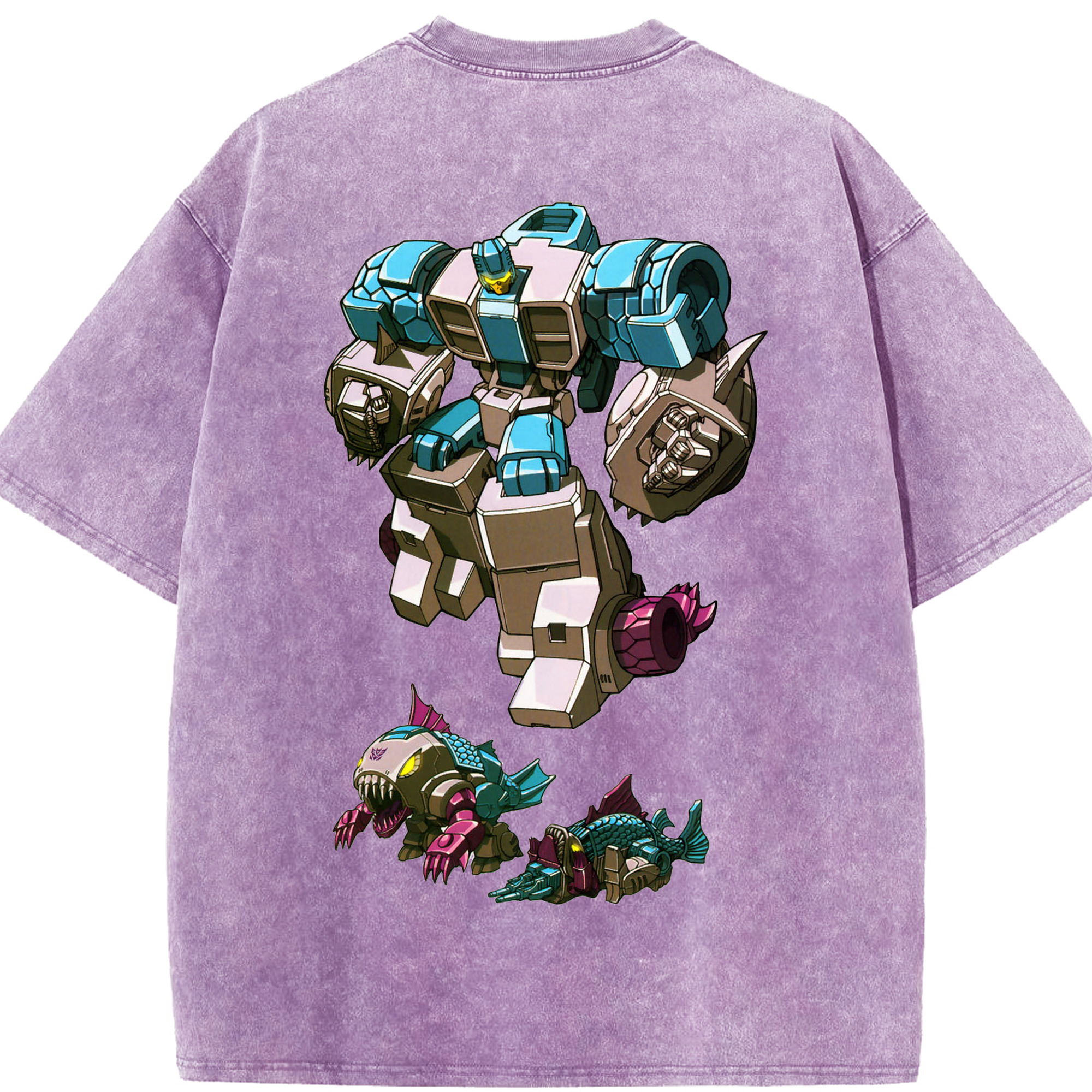 （画像用）  綿100% ヴィンテージ風 半袖Tシャツ（背面プリント）