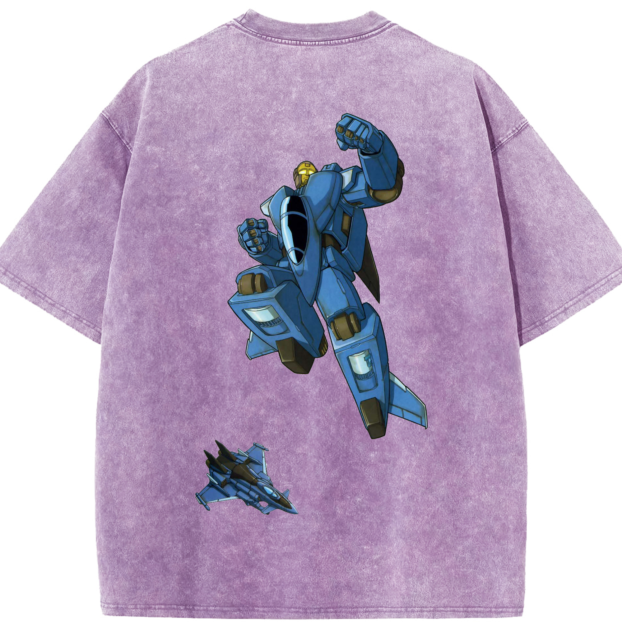 （画像用）  綿100% ヴィンテージ風 半袖Tシャツ（背面プリント）