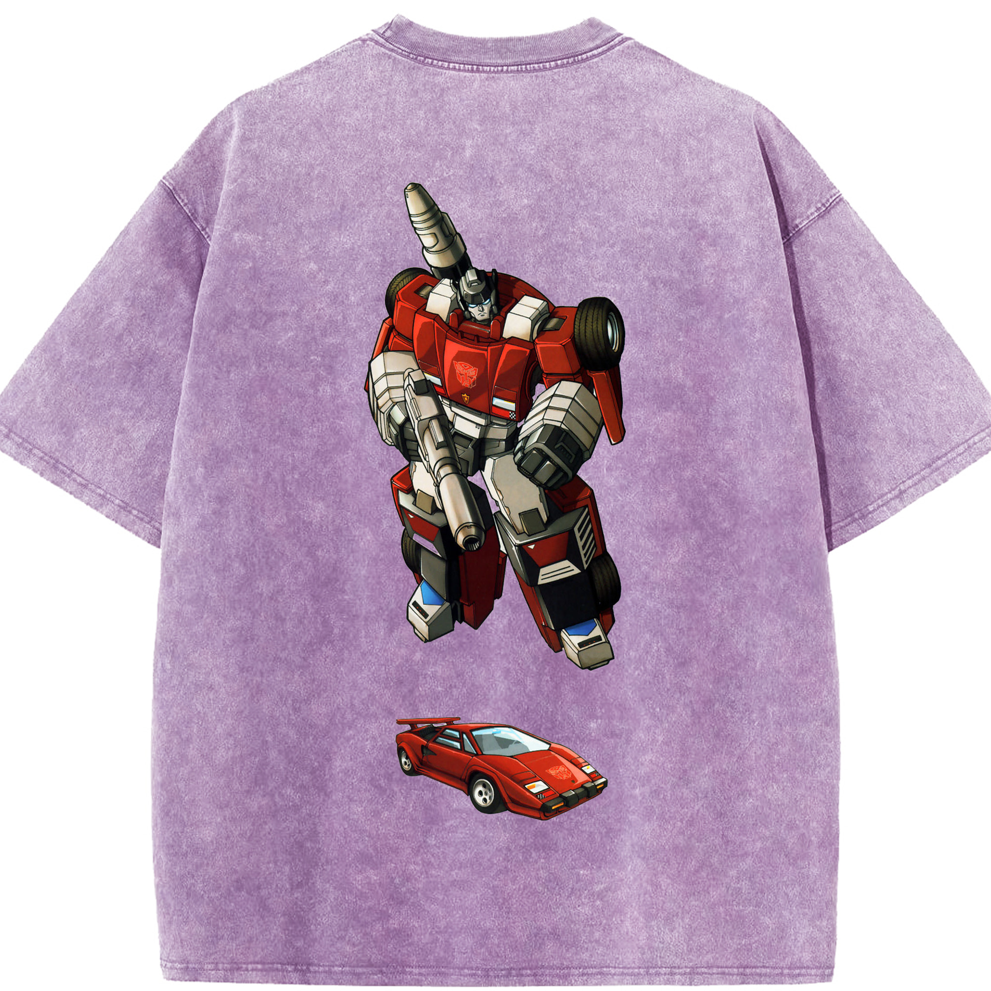 （画像用）  綿100% ヴィンテージ風 半袖Tシャツ（背面プリント）