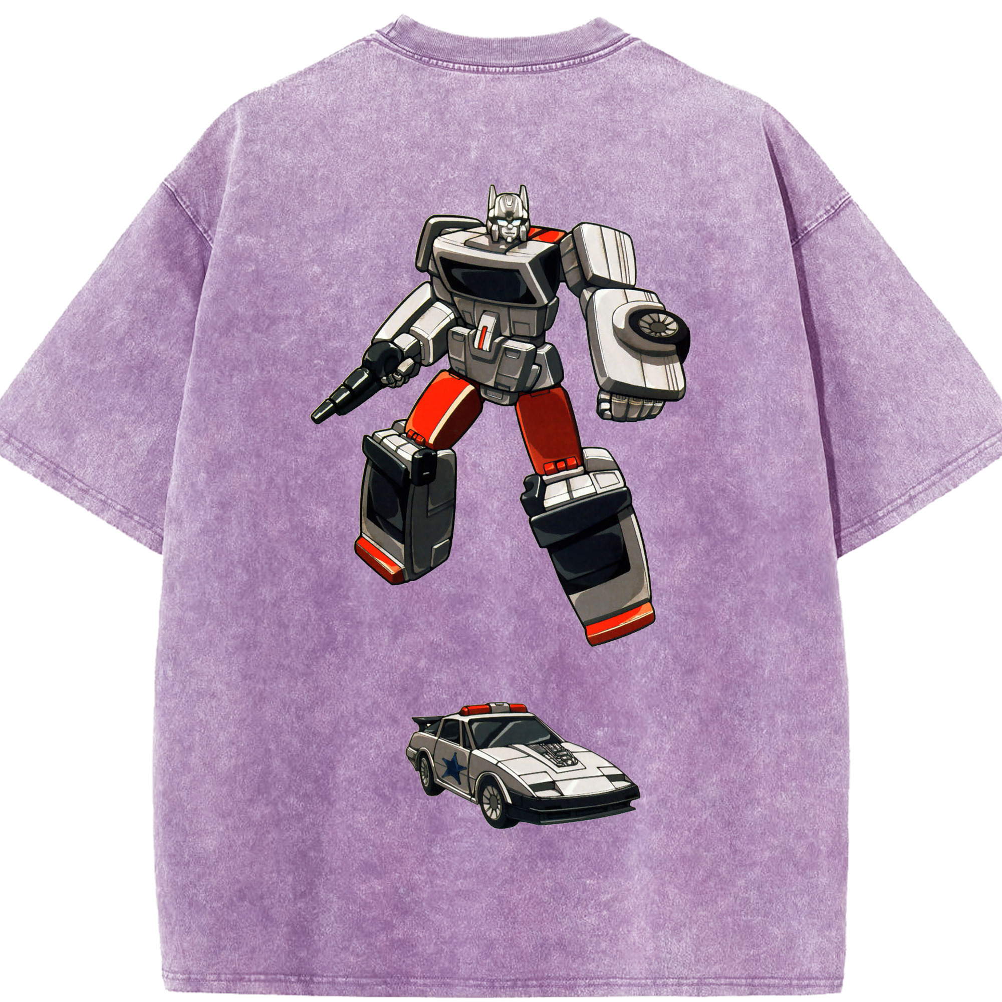 （画像用）  綿100% ヴィンテージ風 半袖Tシャツ（背面プリント）