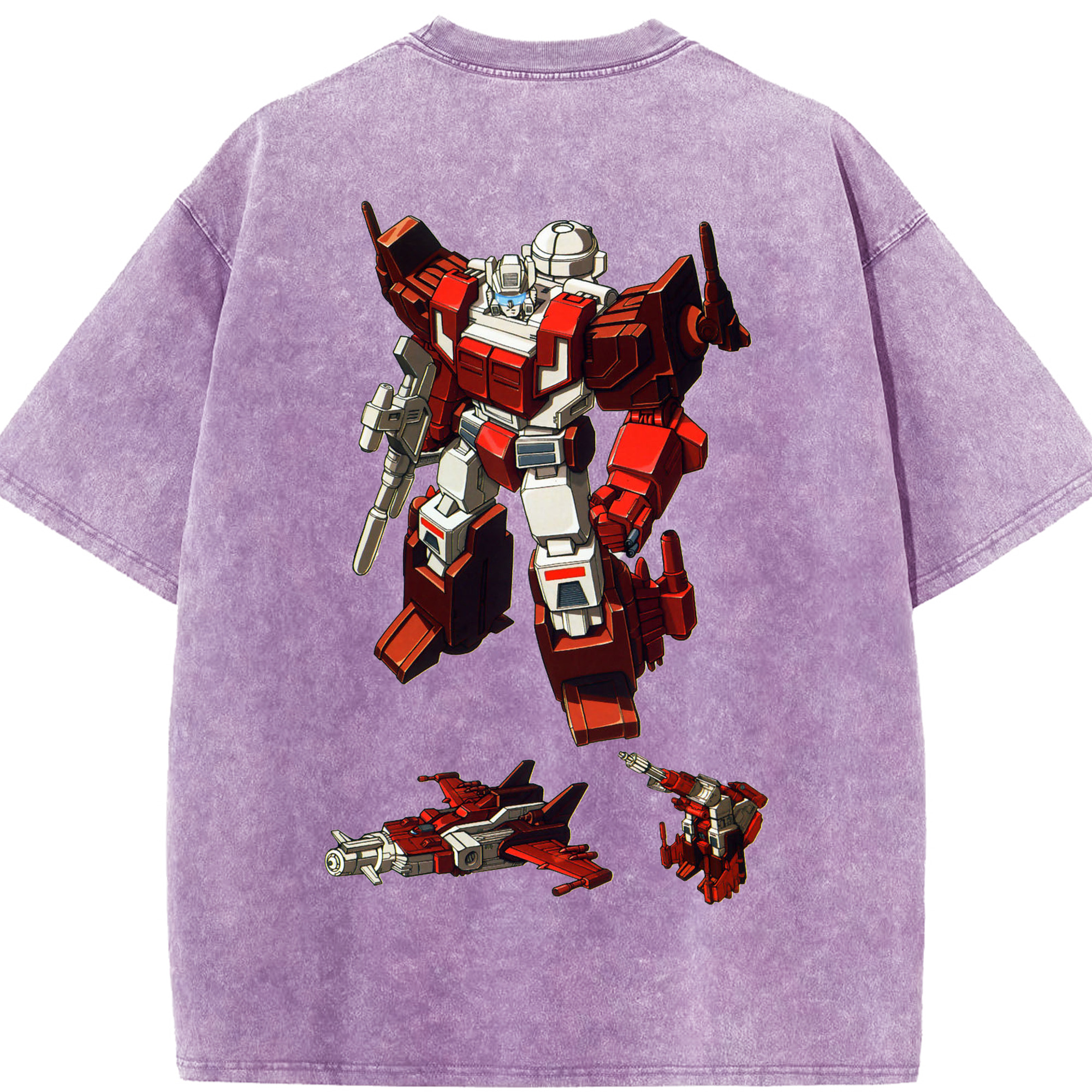 （画像用）  綿100% ヴィンテージ風 半袖Tシャツ（背面プリント）