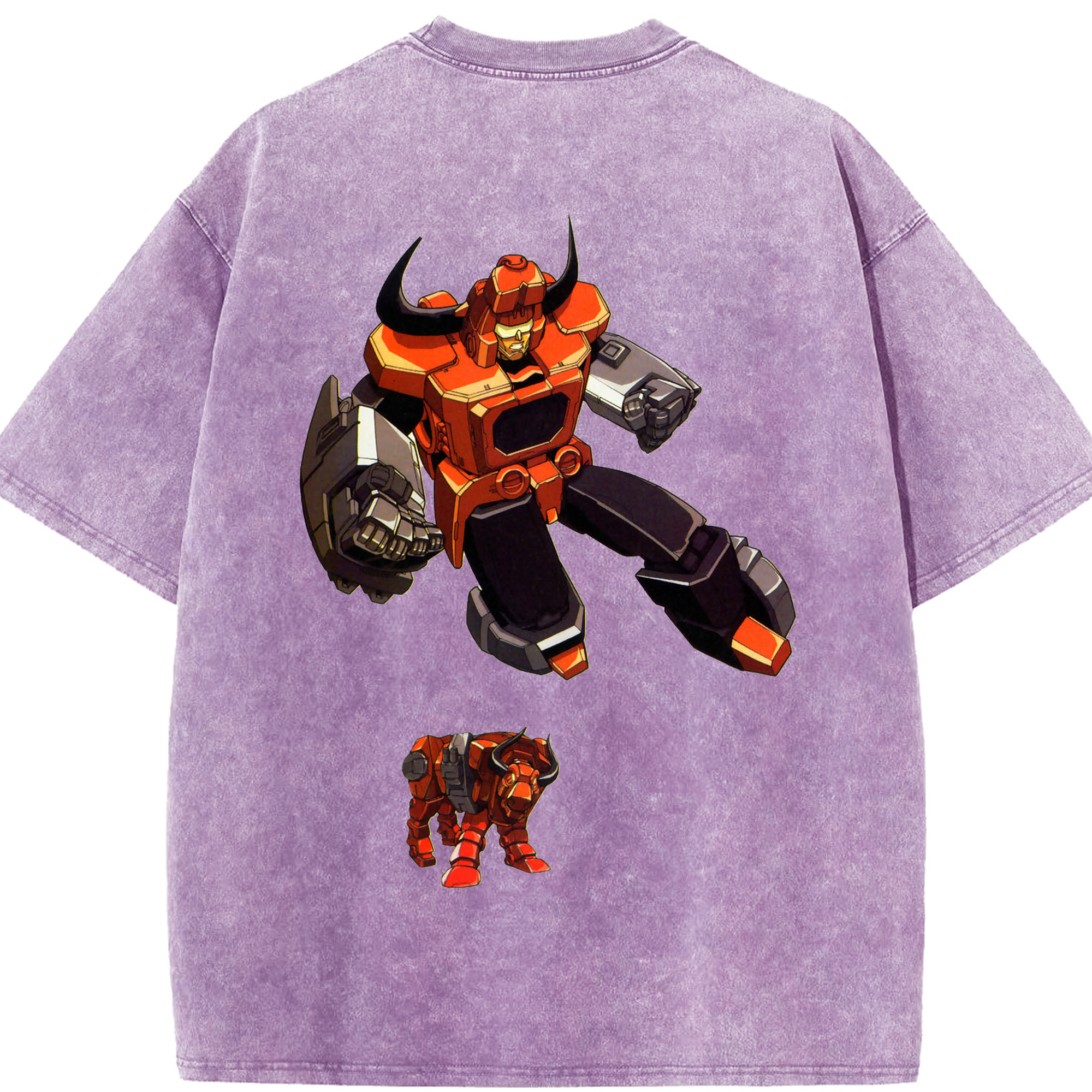 （画像用）  綿100% ヴィンテージ風 半袖Tシャツ（背面プリント）
