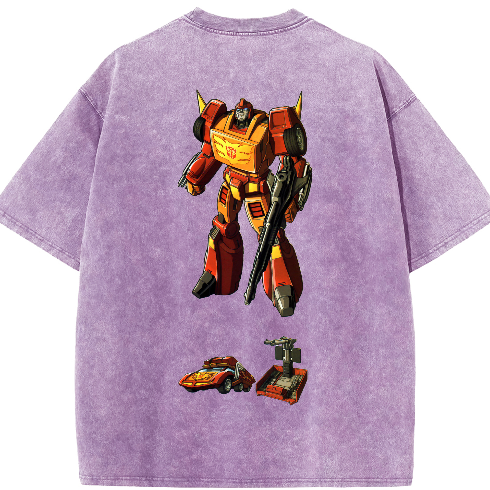 （画像用）  綿100% ヴィンテージ風 半袖Tシャツ（背面プリント）