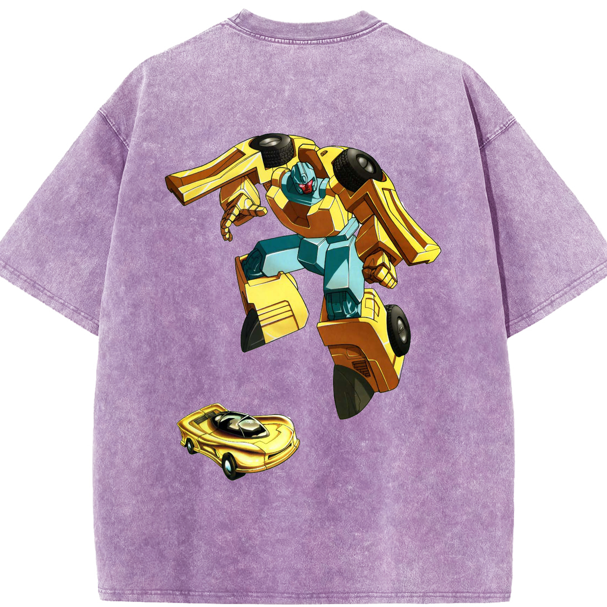 （画像用）  綿100% ヴィンテージ風 半袖Tシャツ（背面プリント）