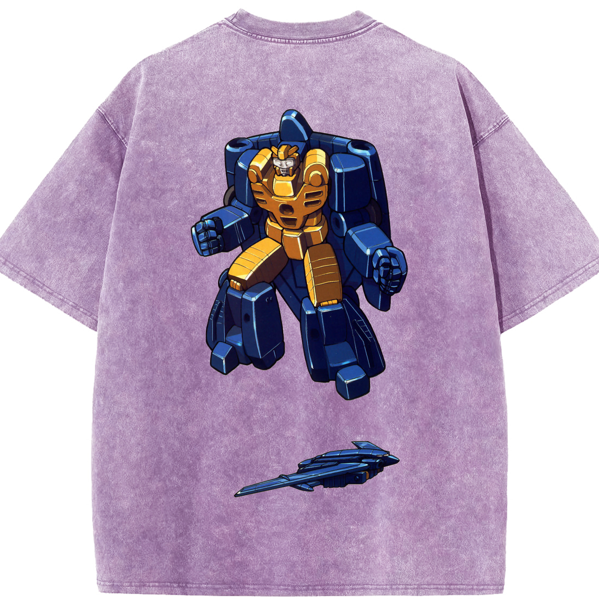 （画像用）  綿100% ヴィンテージ風 半袖Tシャツ（背面プリント）