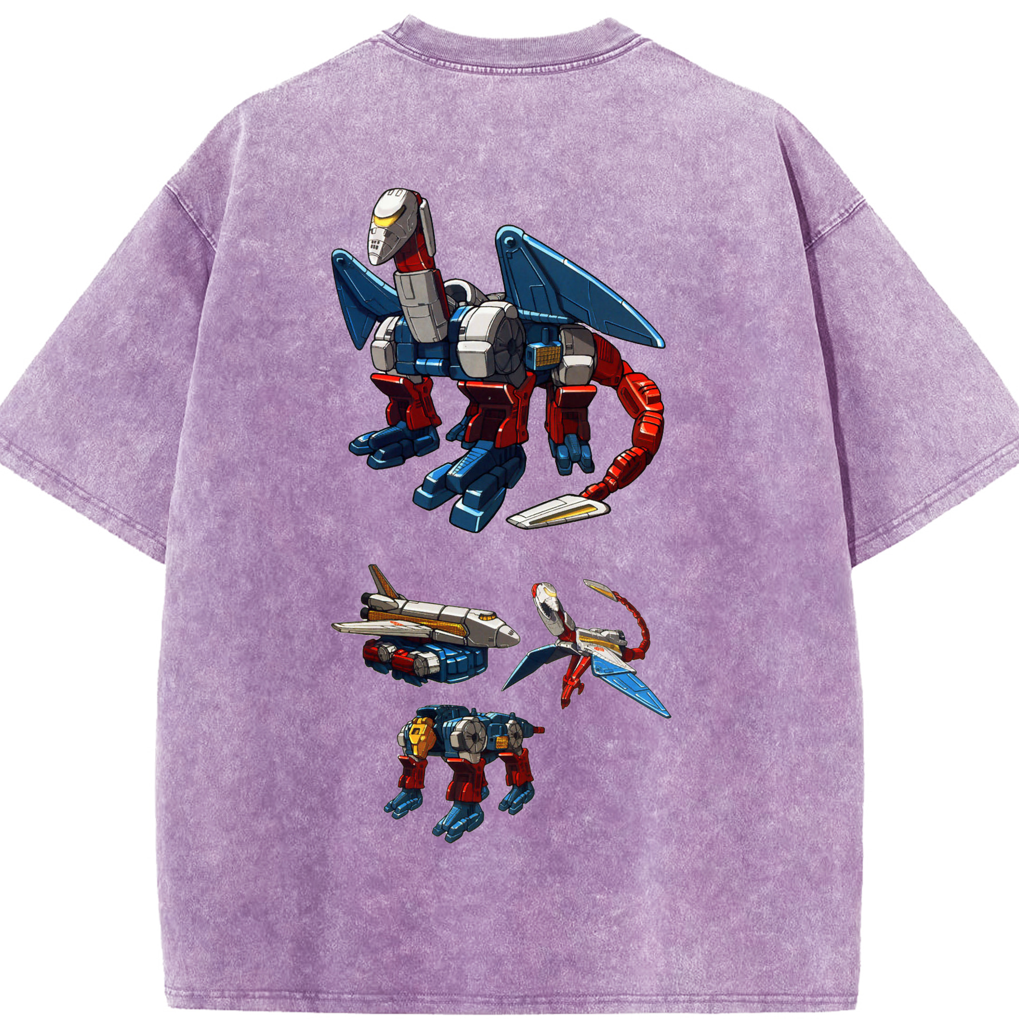 （画像用）  綿100% ヴィンテージ風 半袖Tシャツ（背面プリント）