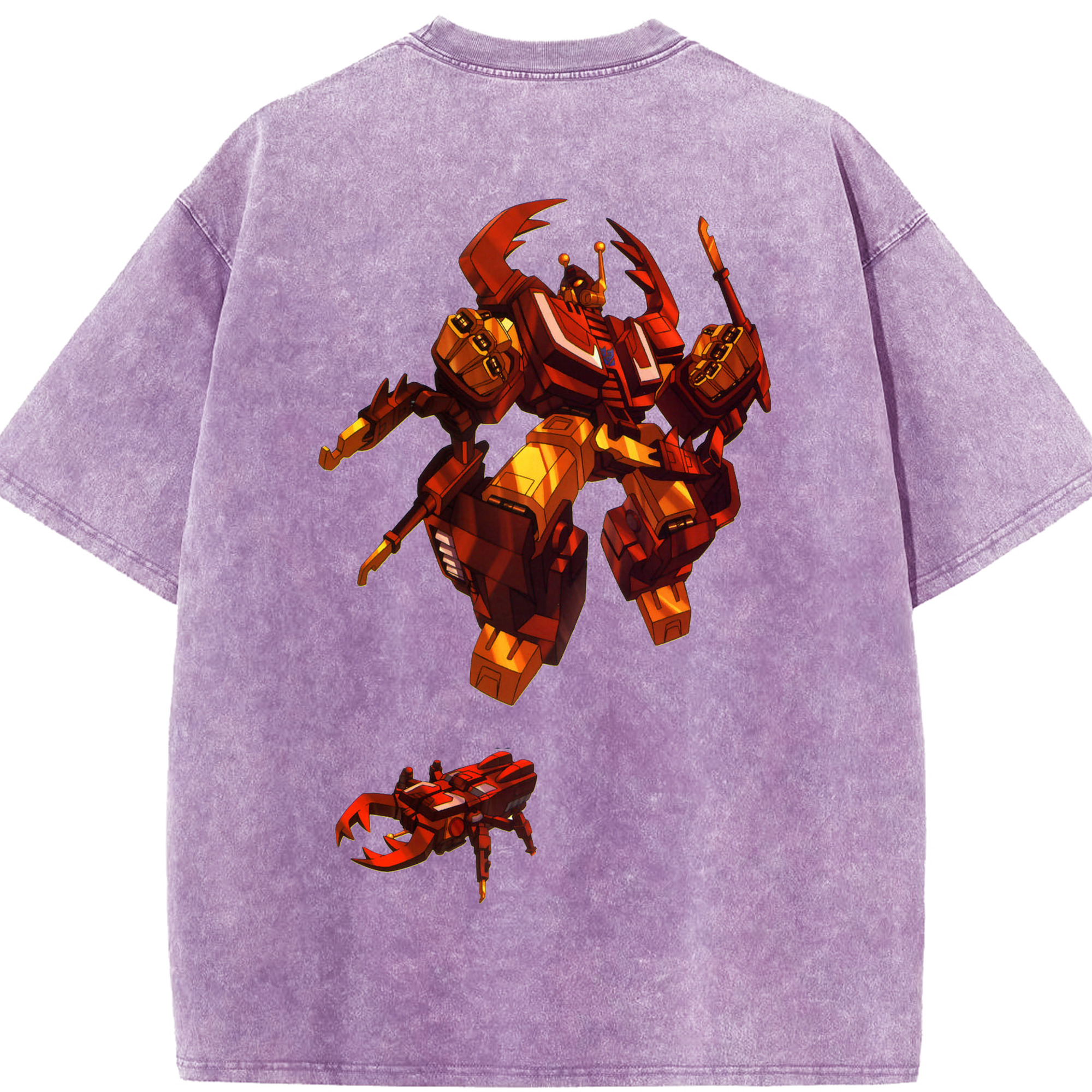 （画像用）  綿100% ヴィンテージ風 半袖Tシャツ（背面プリント）