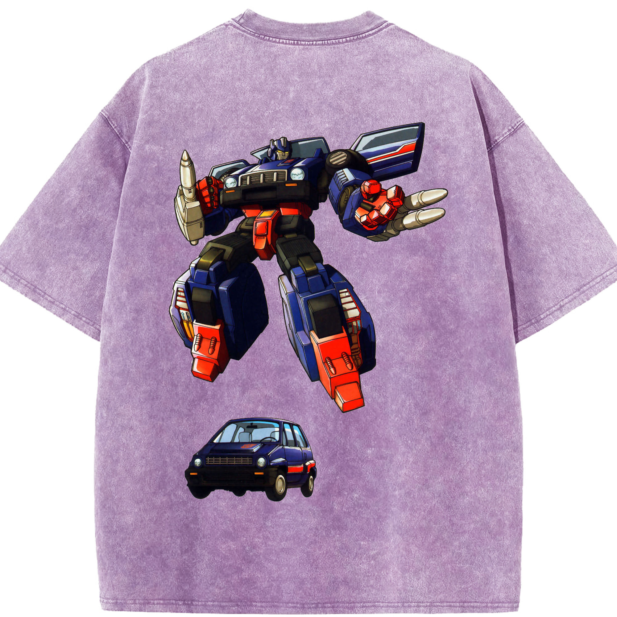 （画像用）  綿100% ヴィンテージ風 半袖Tシャツ（背面プリント）