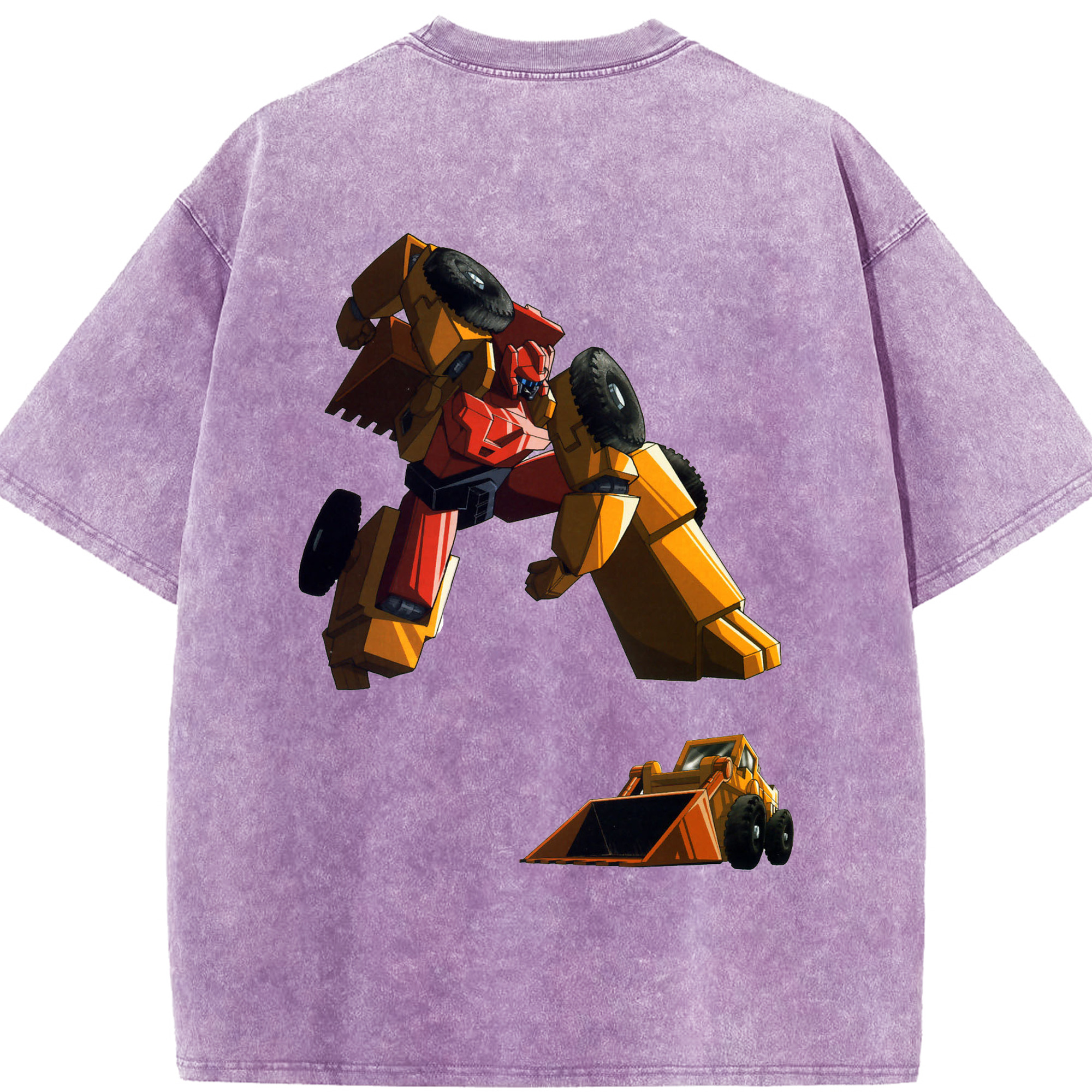 （画像用）  綿100% ヴィンテージ風 半袖Tシャツ（背面プリント）