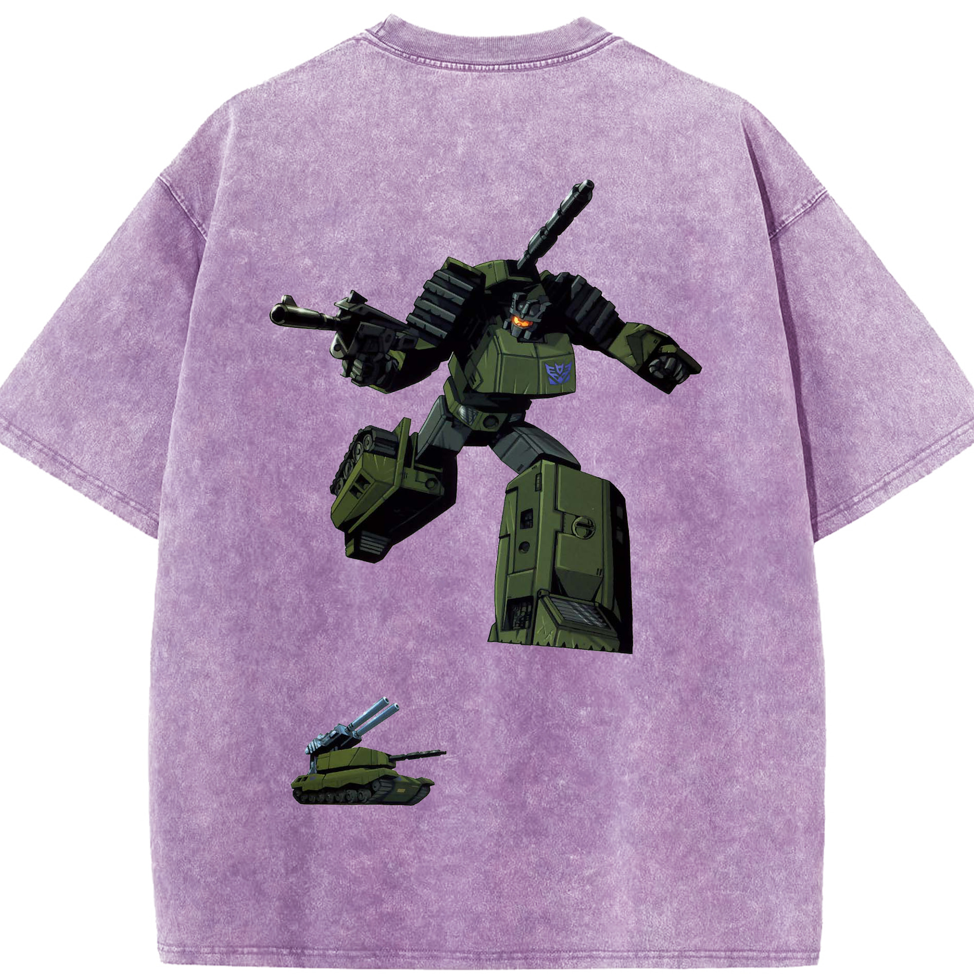 （画像用）  綿100% ヴィンテージ風 半袖Tシャツ（背面プリント）