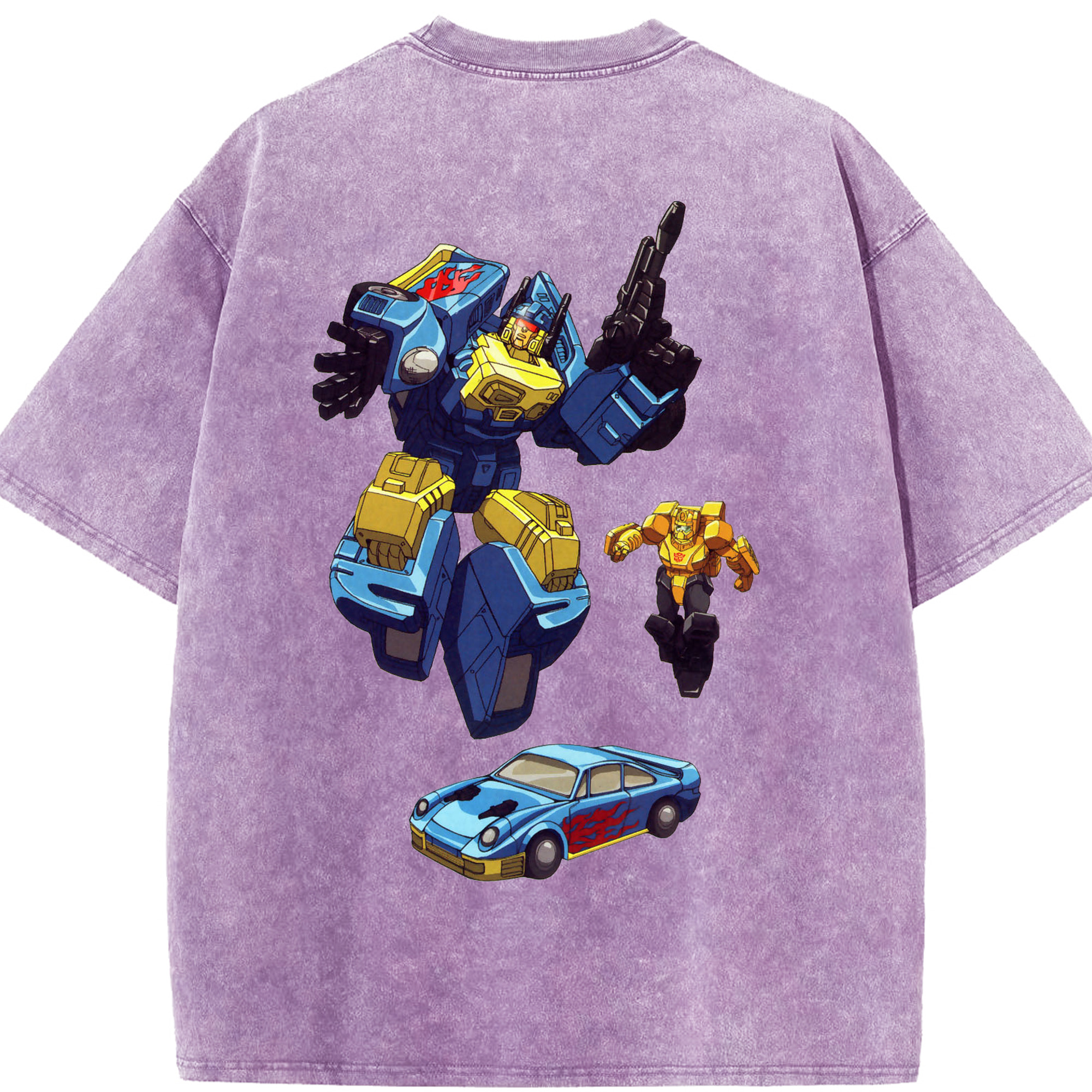 （画像用）  綿100% ヴィンテージ風 半袖Tシャツ（背面プリント）