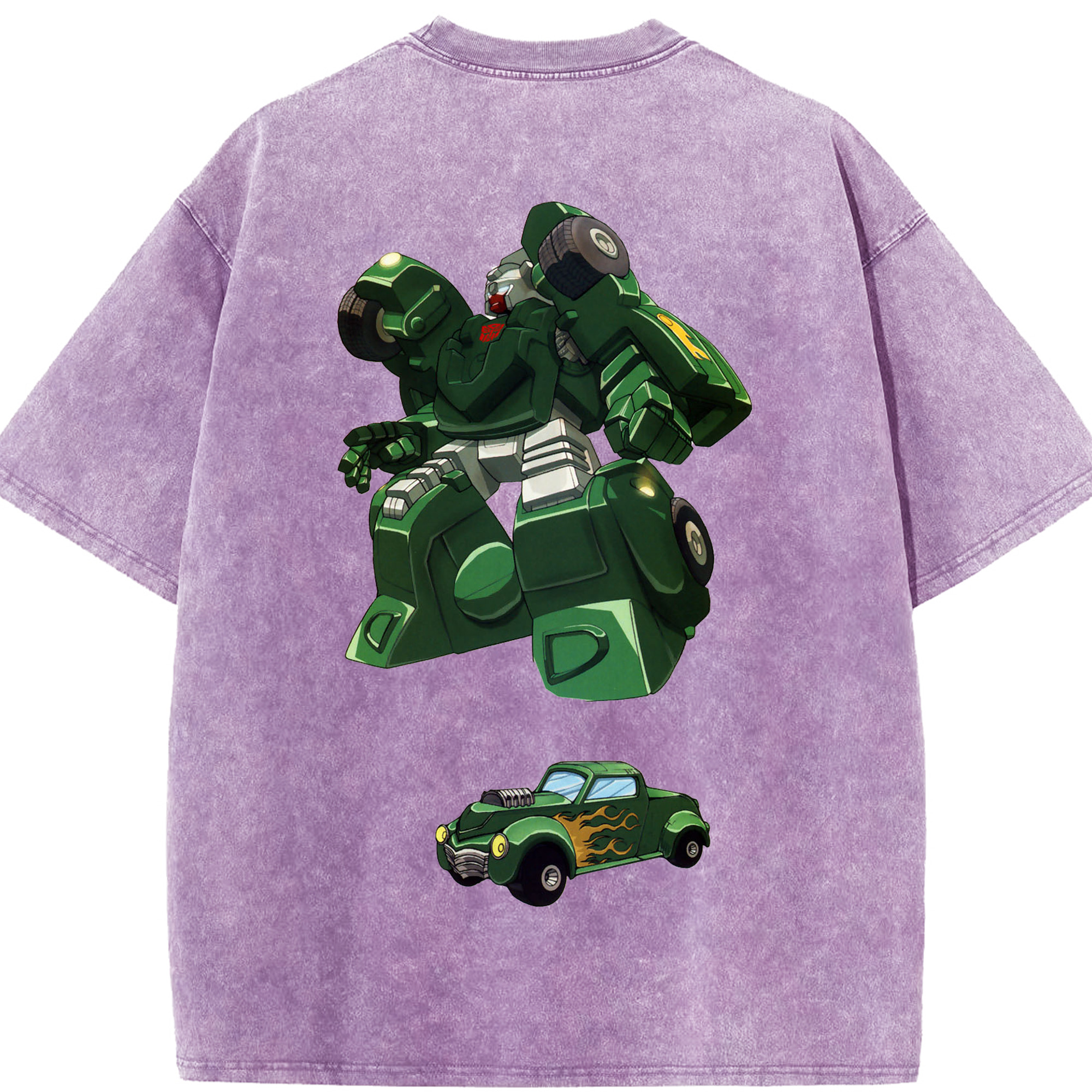（画像用）  綿100% ヴィンテージ風 半袖Tシャツ（背面プリント）