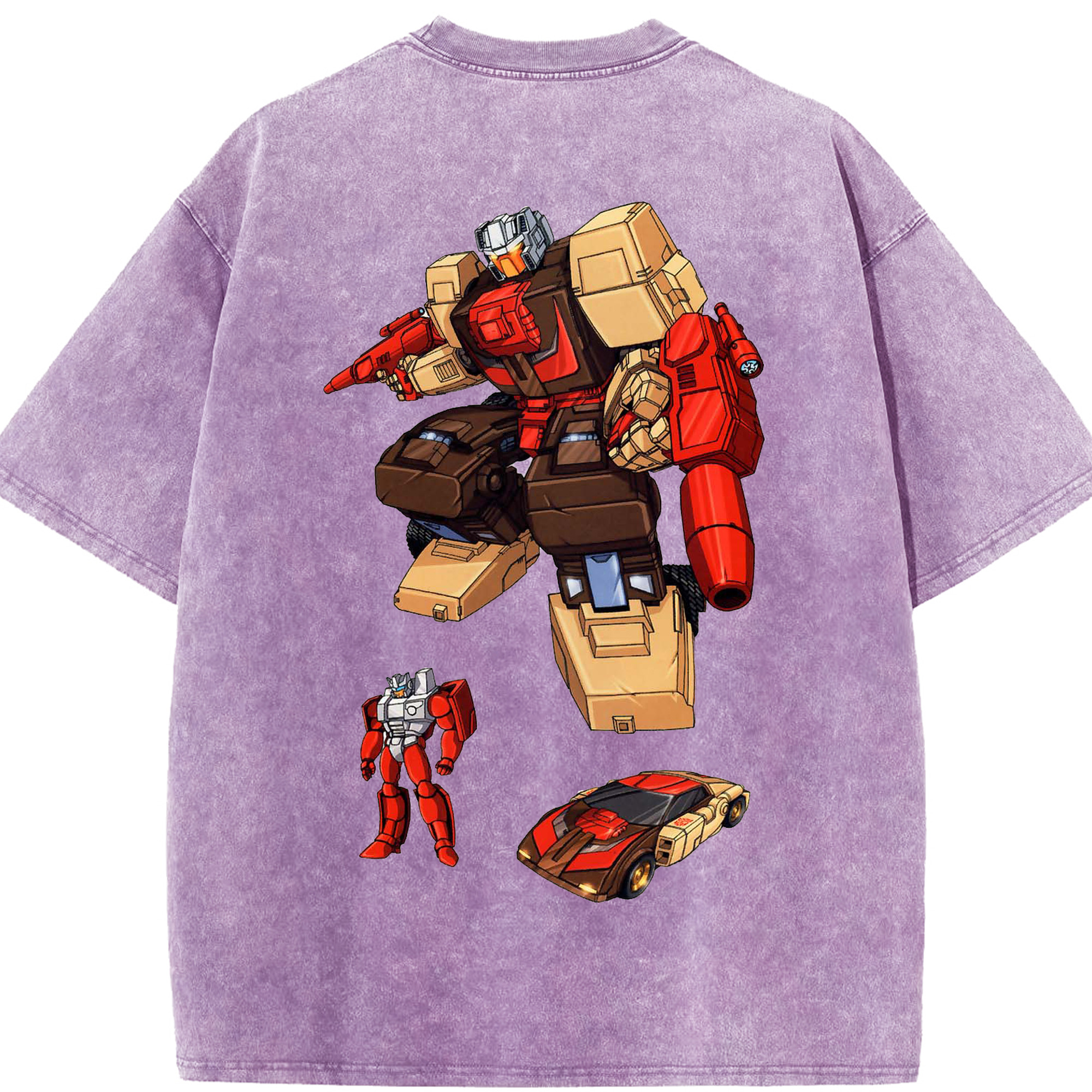 （画像用）  綿100% ヴィンテージ風 半袖Tシャツ（背面プリント）