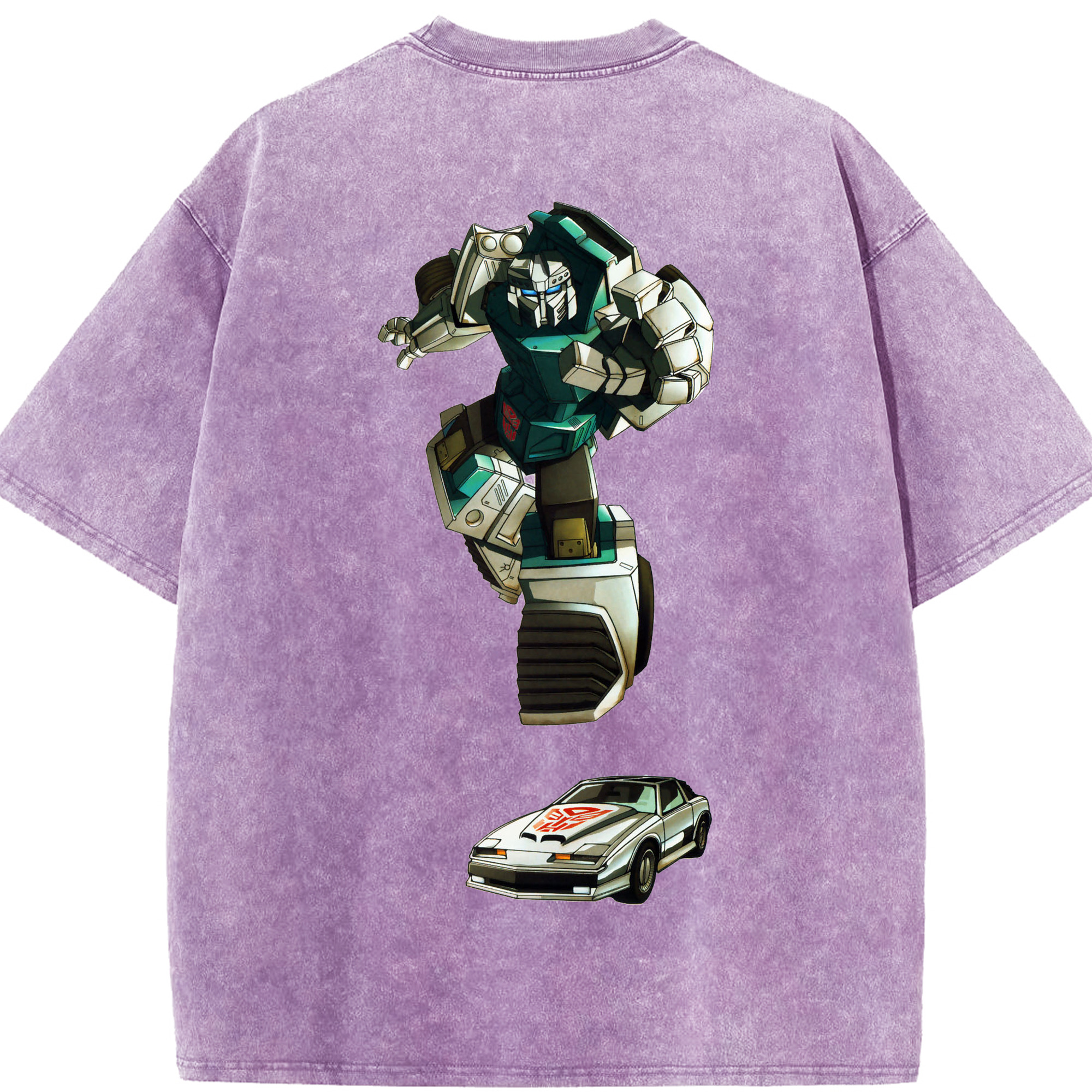 （画像用）  綿100% ヴィンテージ風 半袖Tシャツ（背面プリント）