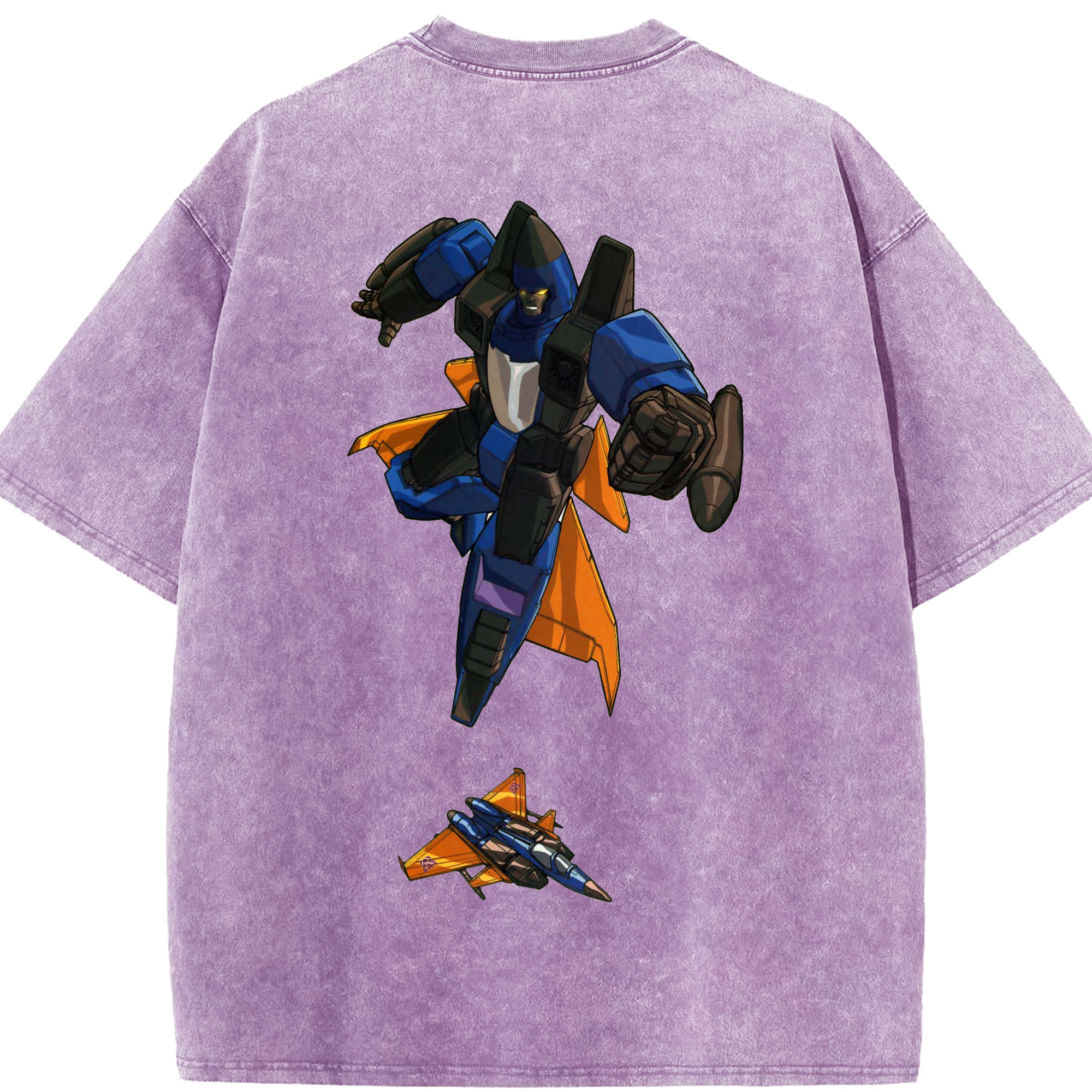 （画像用）  綿100% ヴィンテージ風 半袖Tシャツ（背面プリント）