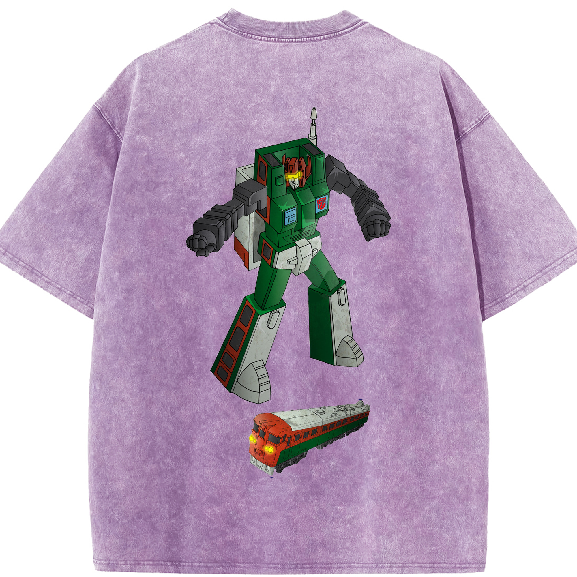 （画像用）  綿100% ヴィンテージ風 半袖Tシャツ（背面プリント）