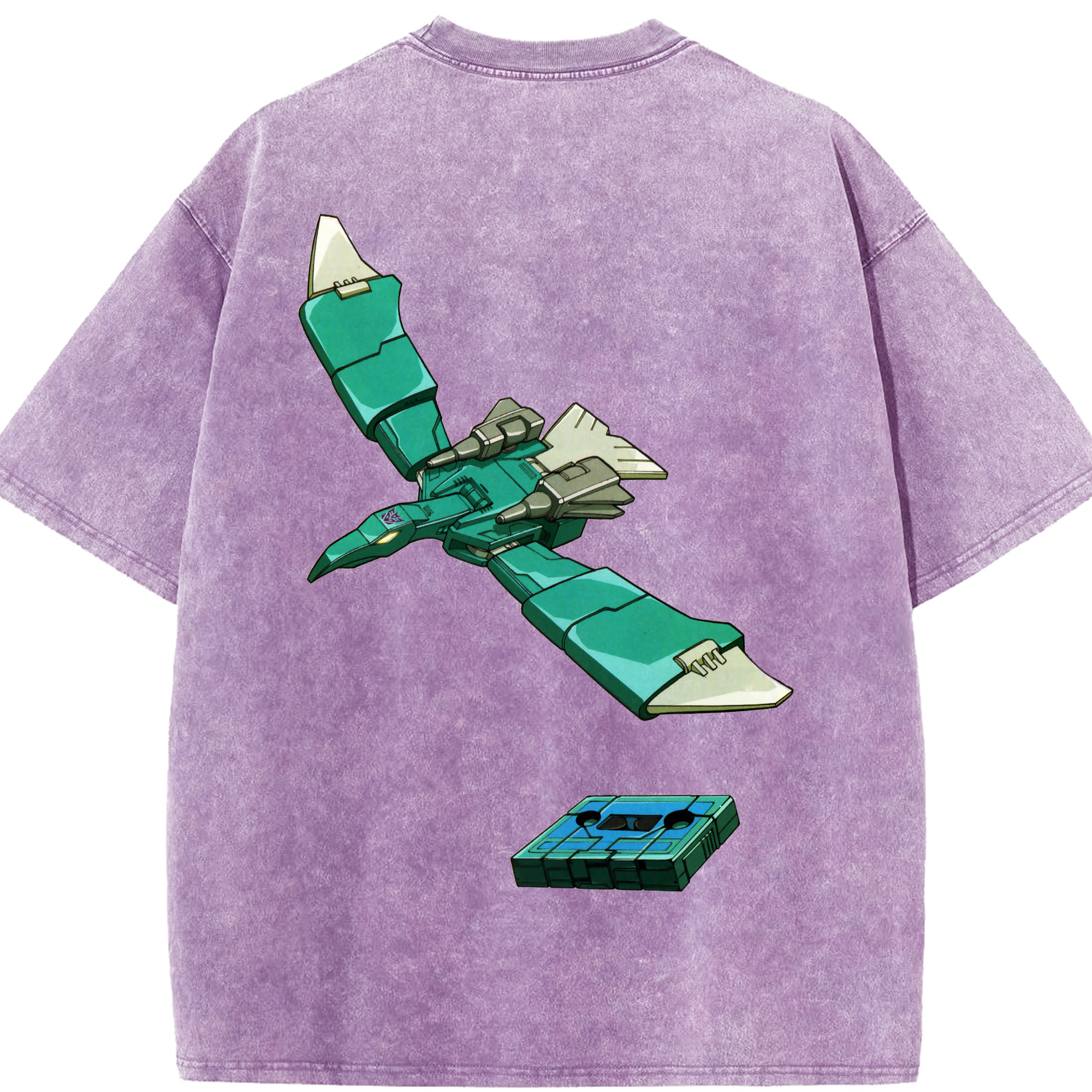 （画像用）  綿100% ヴィンテージ風 半袖Tシャツ（背面プリント）