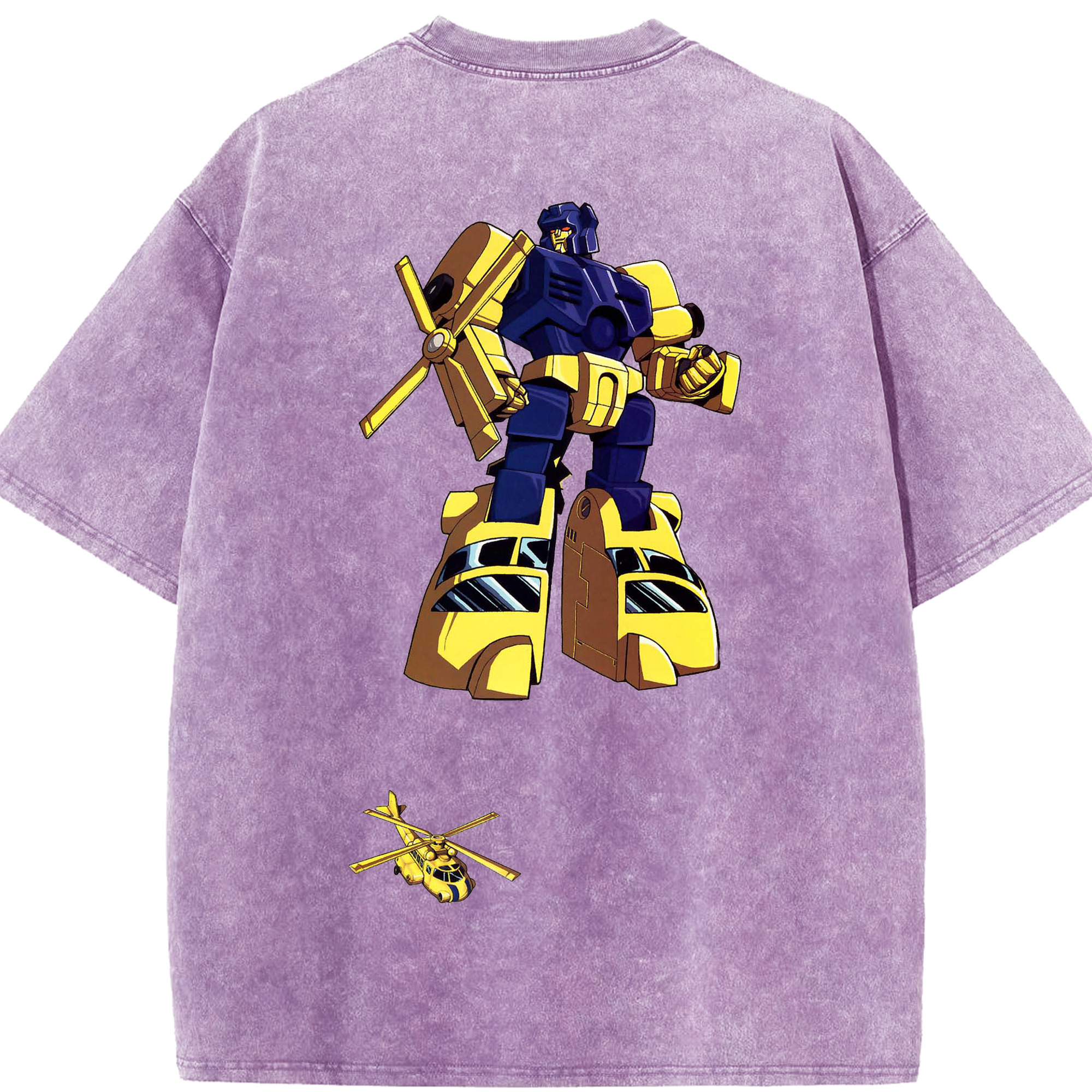 （画像用）  綿100% ヴィンテージ風 半袖Tシャツ（背面プリント）