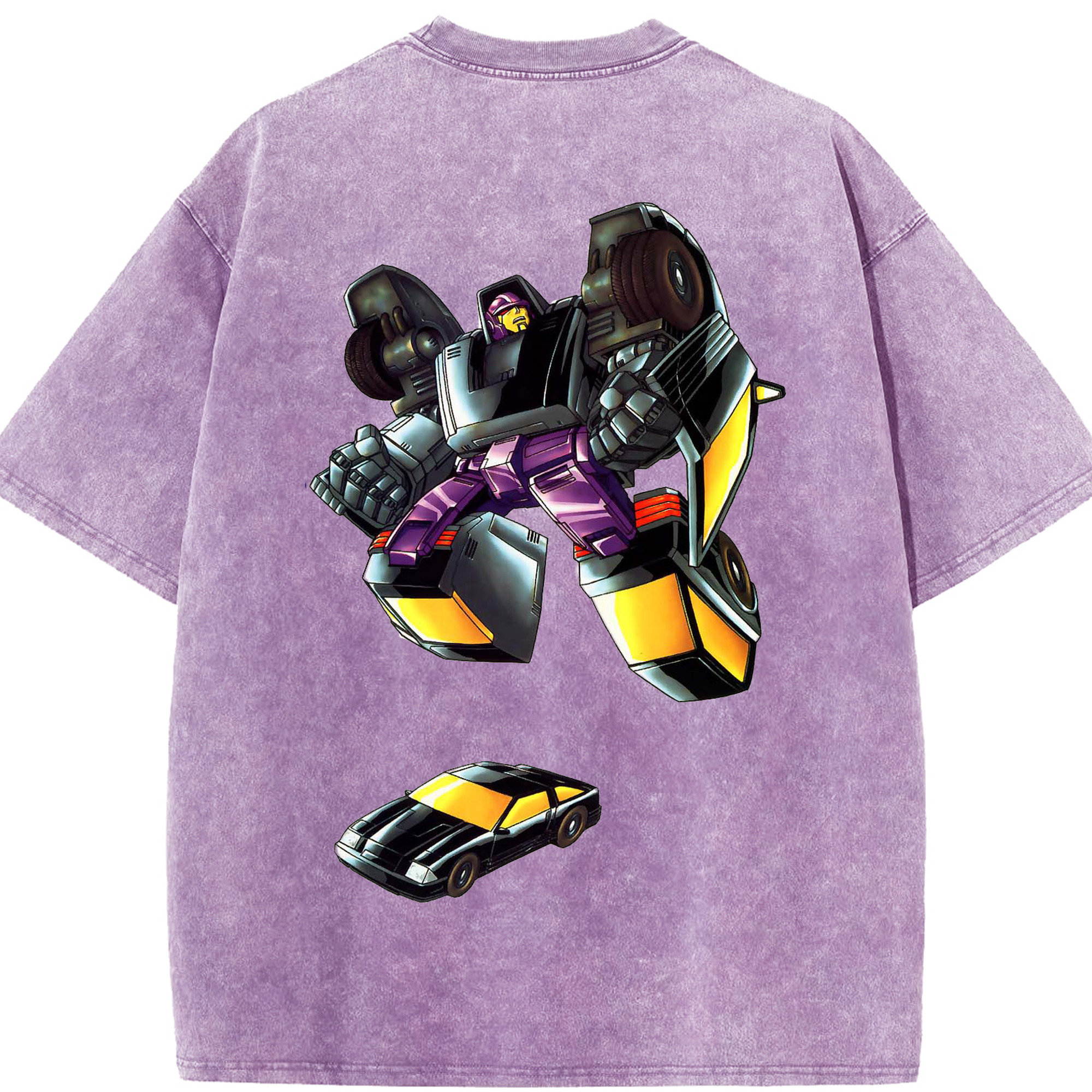 （画像用）  綿100% ヴィンテージ風 半袖Tシャツ（背面プリント）