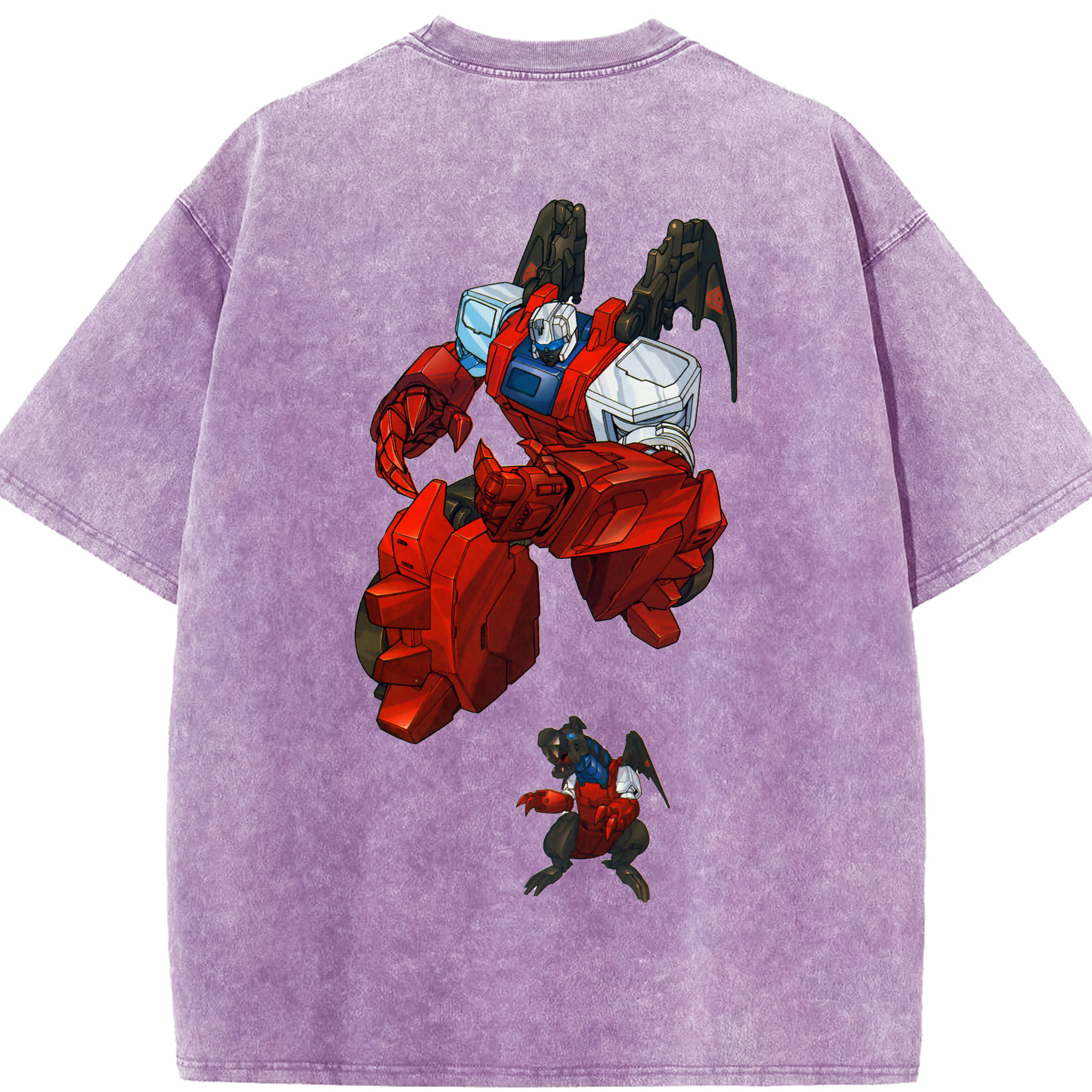 （画像用）  綿100% ヴィンテージ風 半袖Tシャツ（背面プリント）