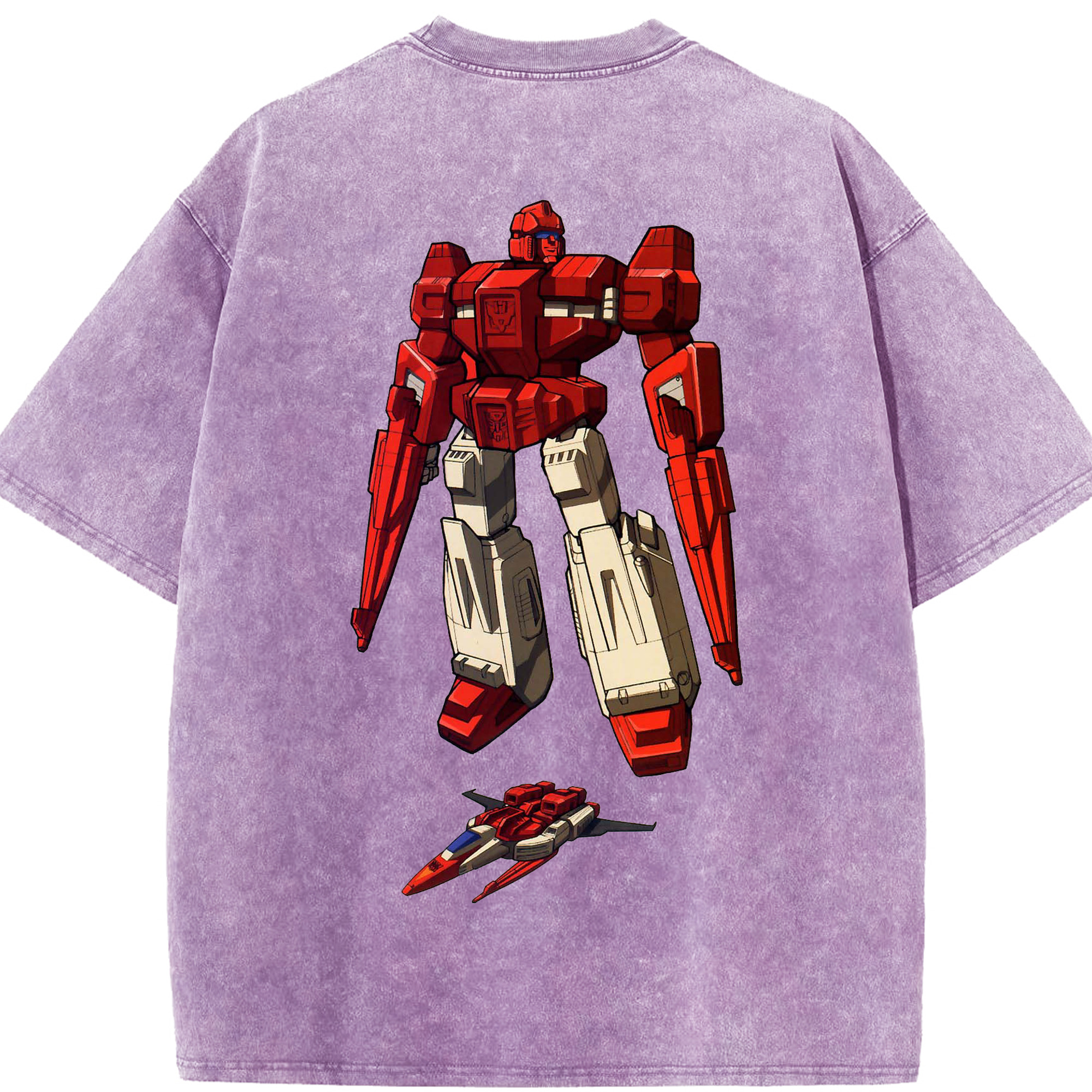 （画像用）  綿100% ヴィンテージ風 半袖Tシャツ（背面プリント）