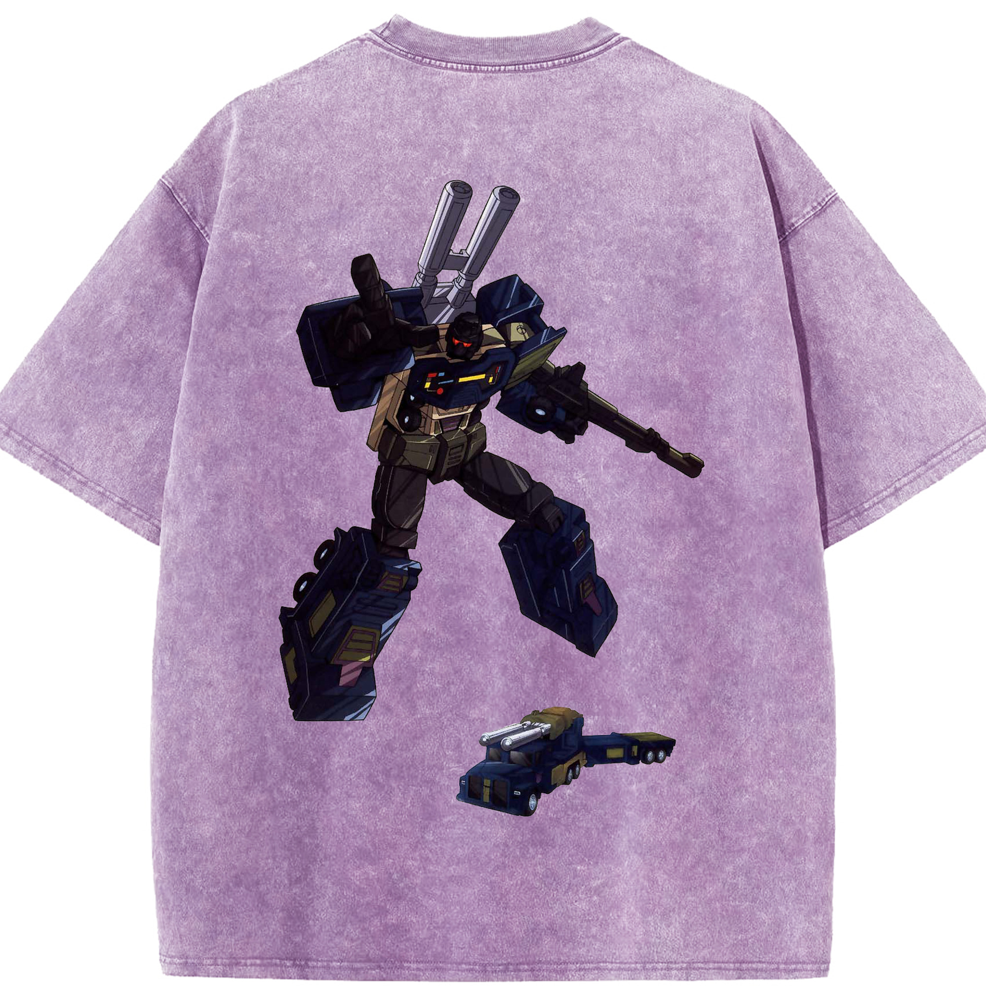 （画像用）  綿100% ヴィンテージ風 半袖Tシャツ（背面プリント）
