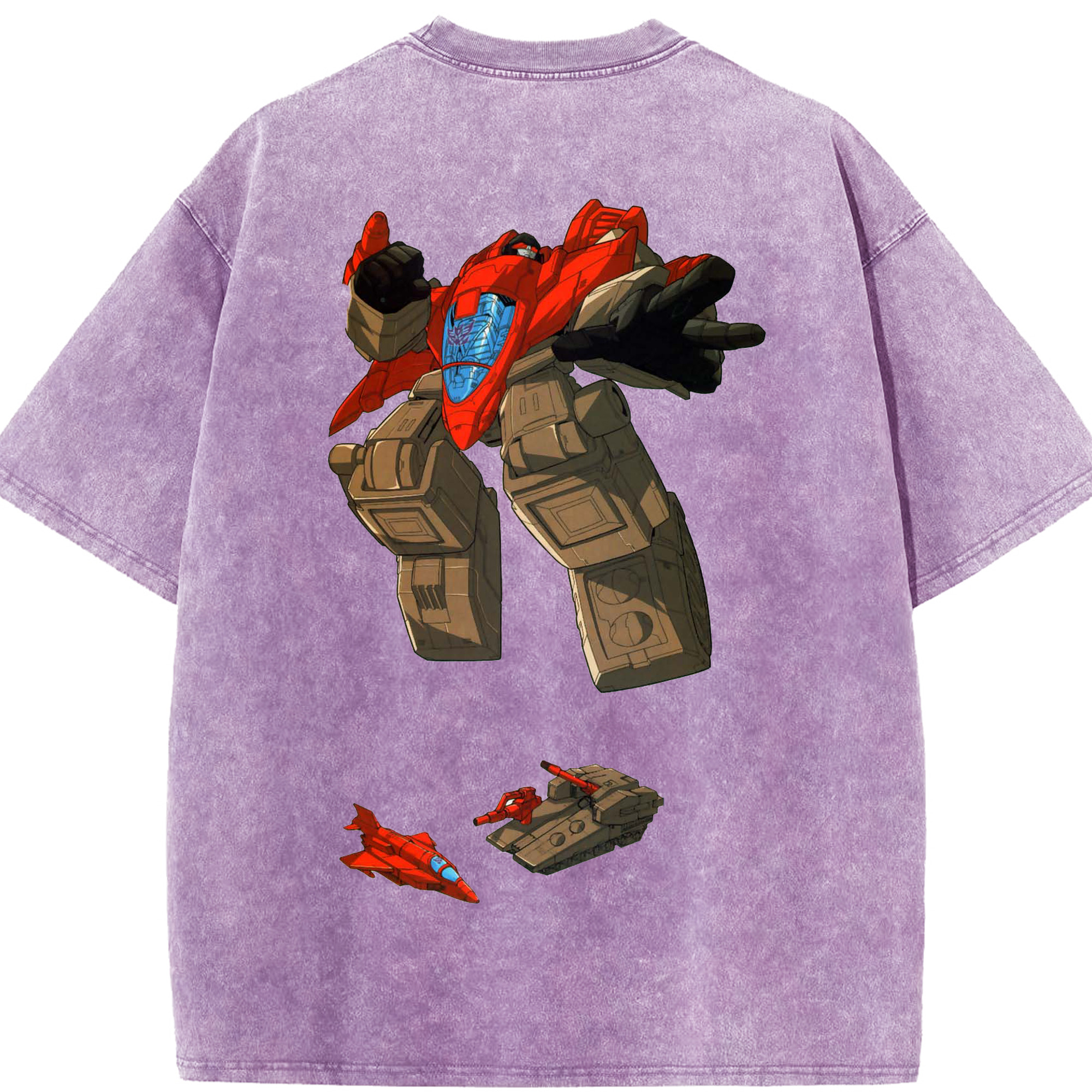 （画像用）  綿100% ヴィンテージ風 半袖Tシャツ（背面プリント）