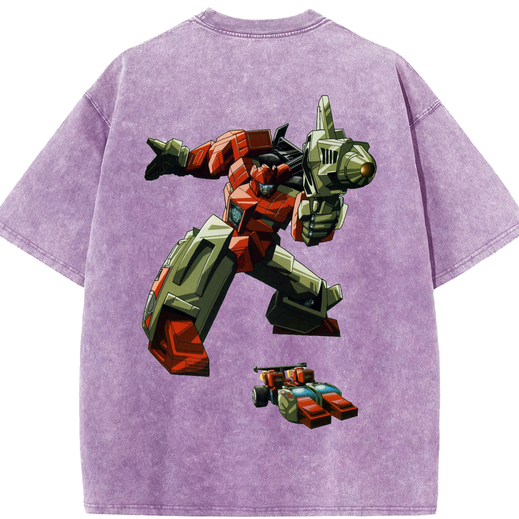 （画像用）  綿100% ヴィンテージ風 半袖Tシャツ（背面プリント）