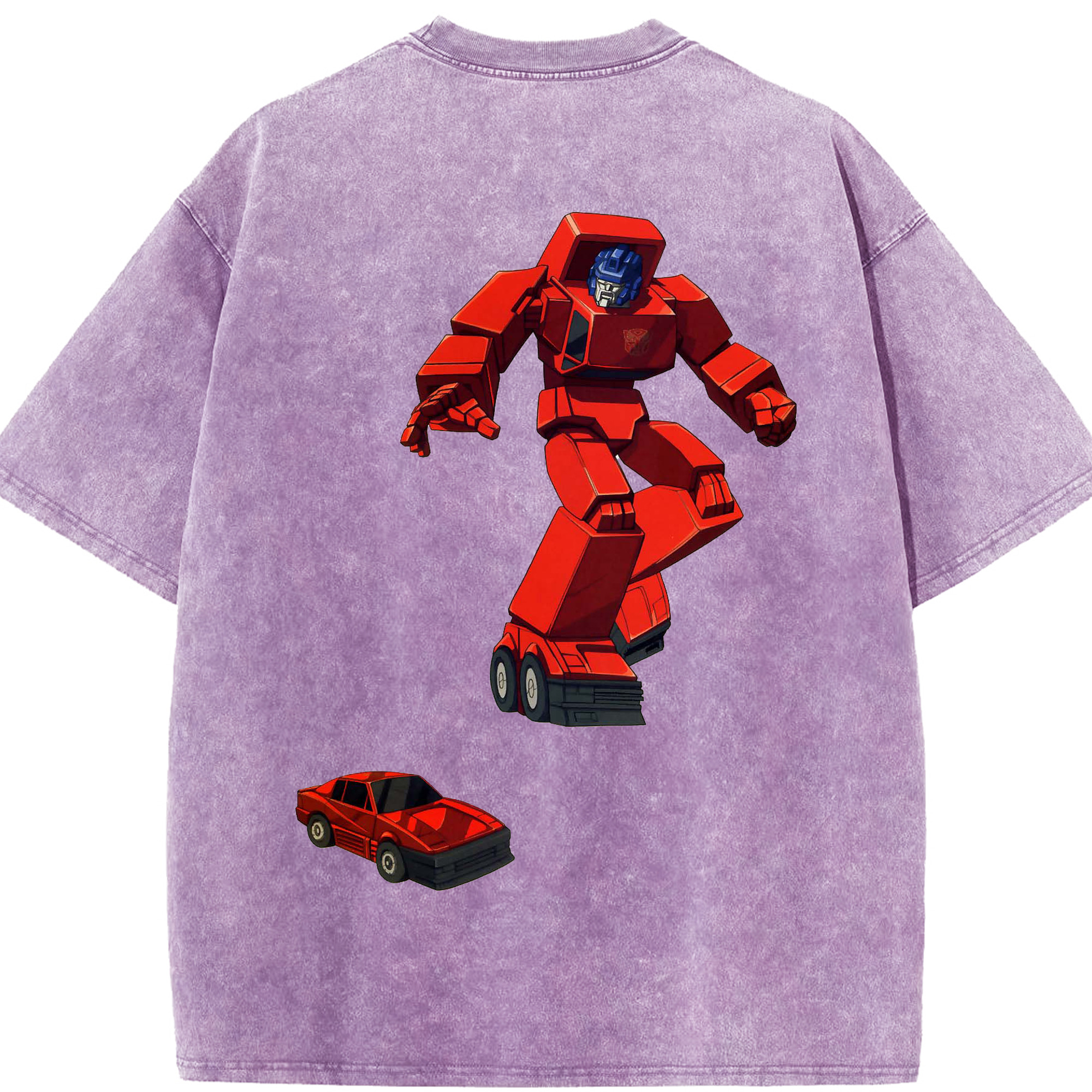 （画像用）  綿100% ヴィンテージ風 半袖Tシャツ（背面プリント）