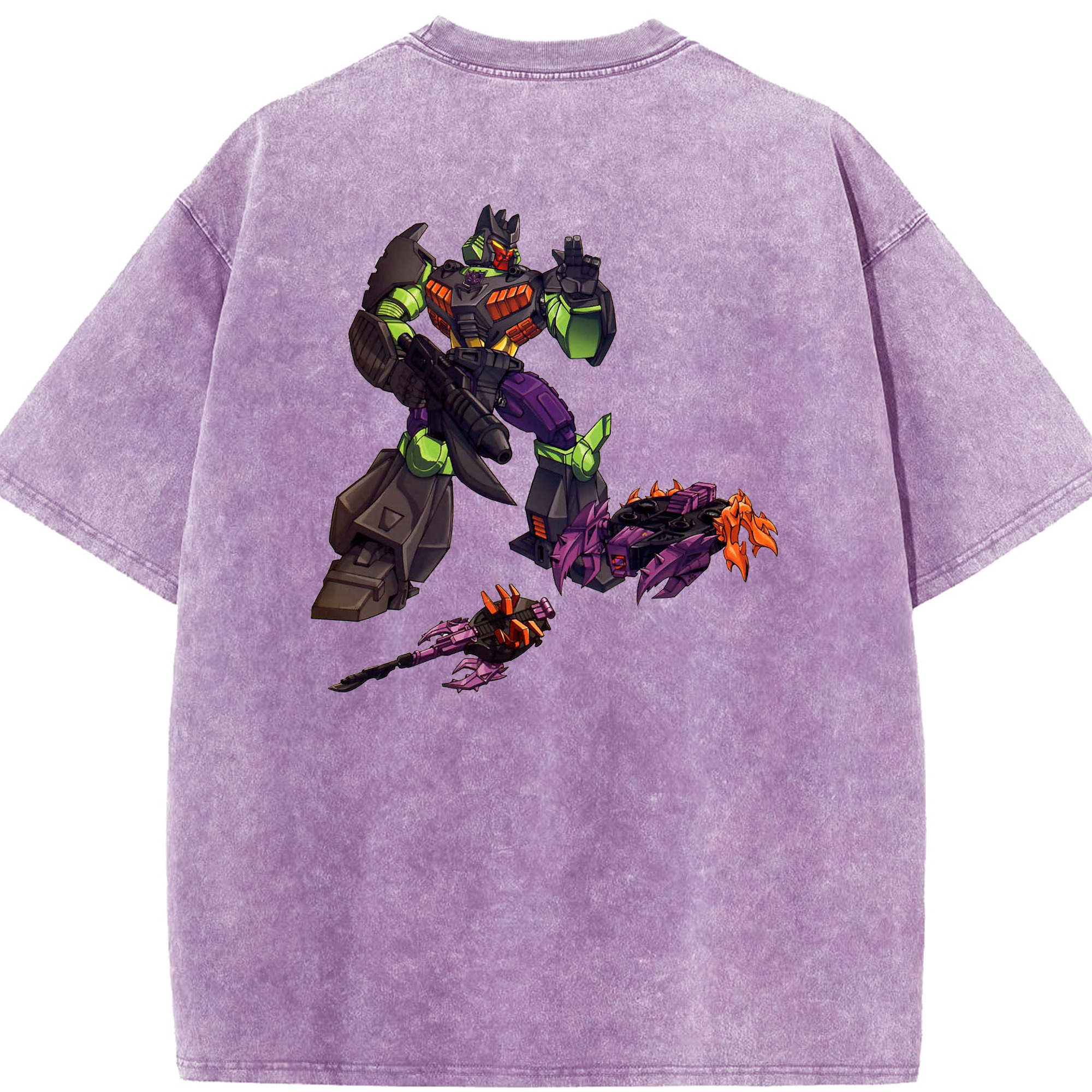 （画像用）  綿100% ヴィンテージ風 半袖Tシャツ（背面プリント）