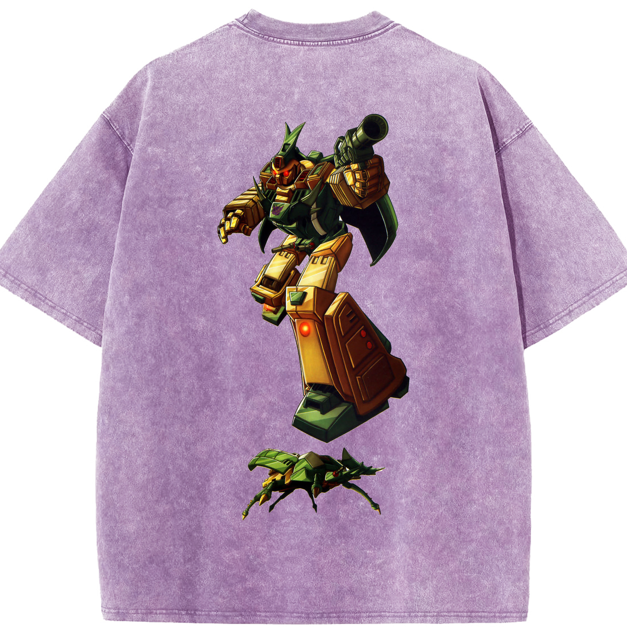 （画像用）  綿100% ヴィンテージ風 半袖Tシャツ（背面プリント）