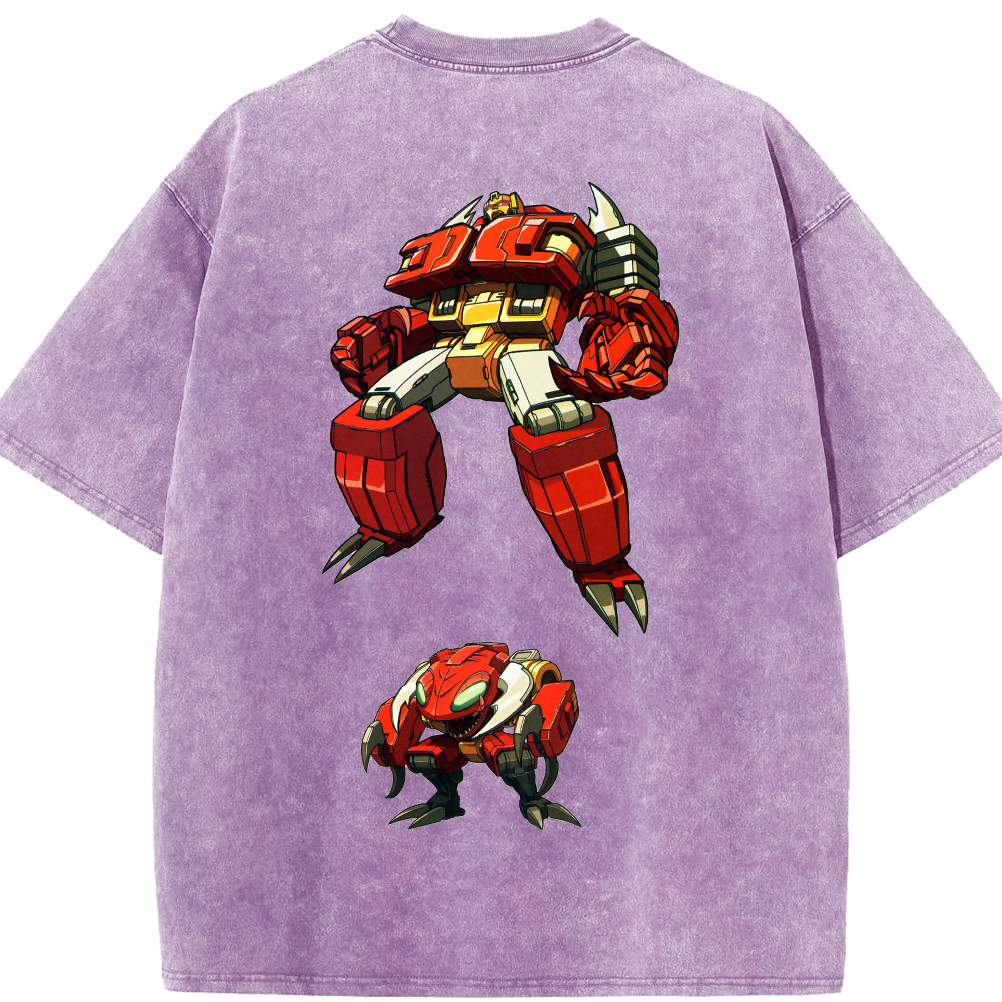 （画像用）  綿100% ヴィンテージ風 半袖Tシャツ（背面プリント）