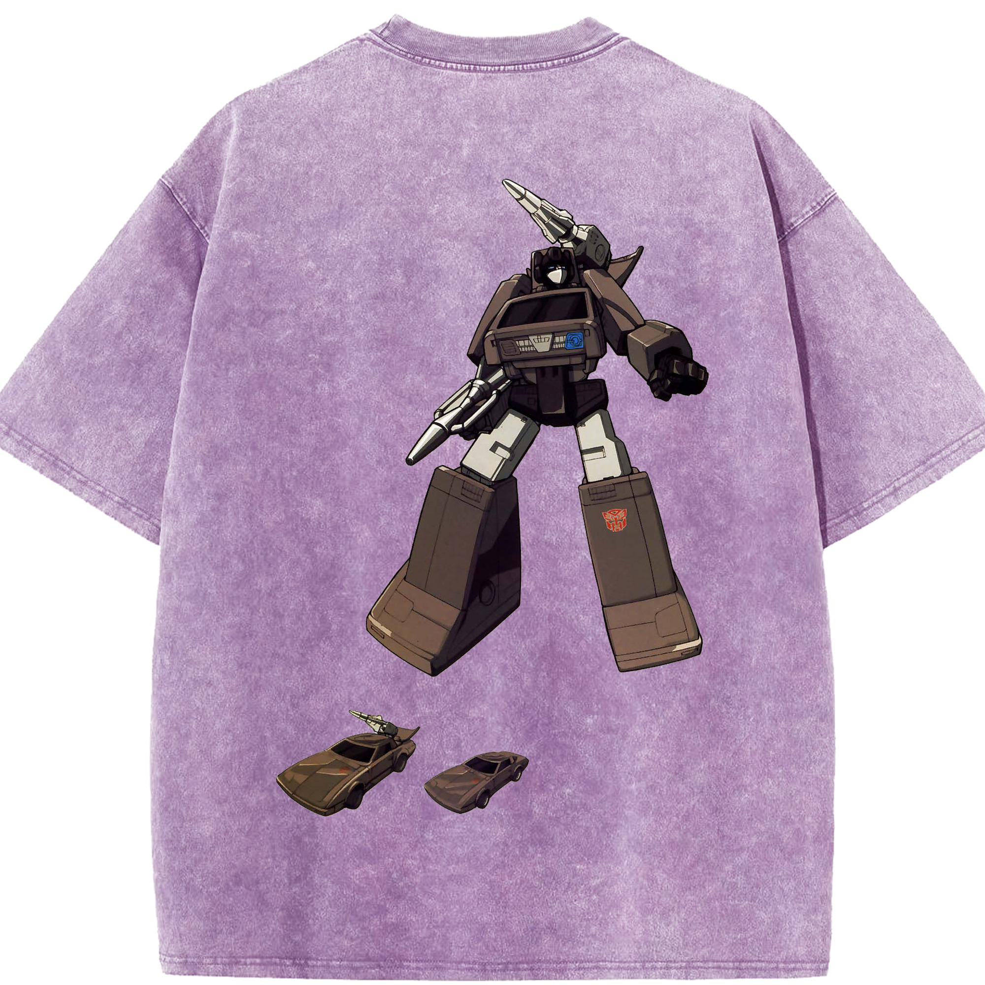 （画像用）  綿100% ヴィンテージ風 半袖Tシャツ（背面プリント）