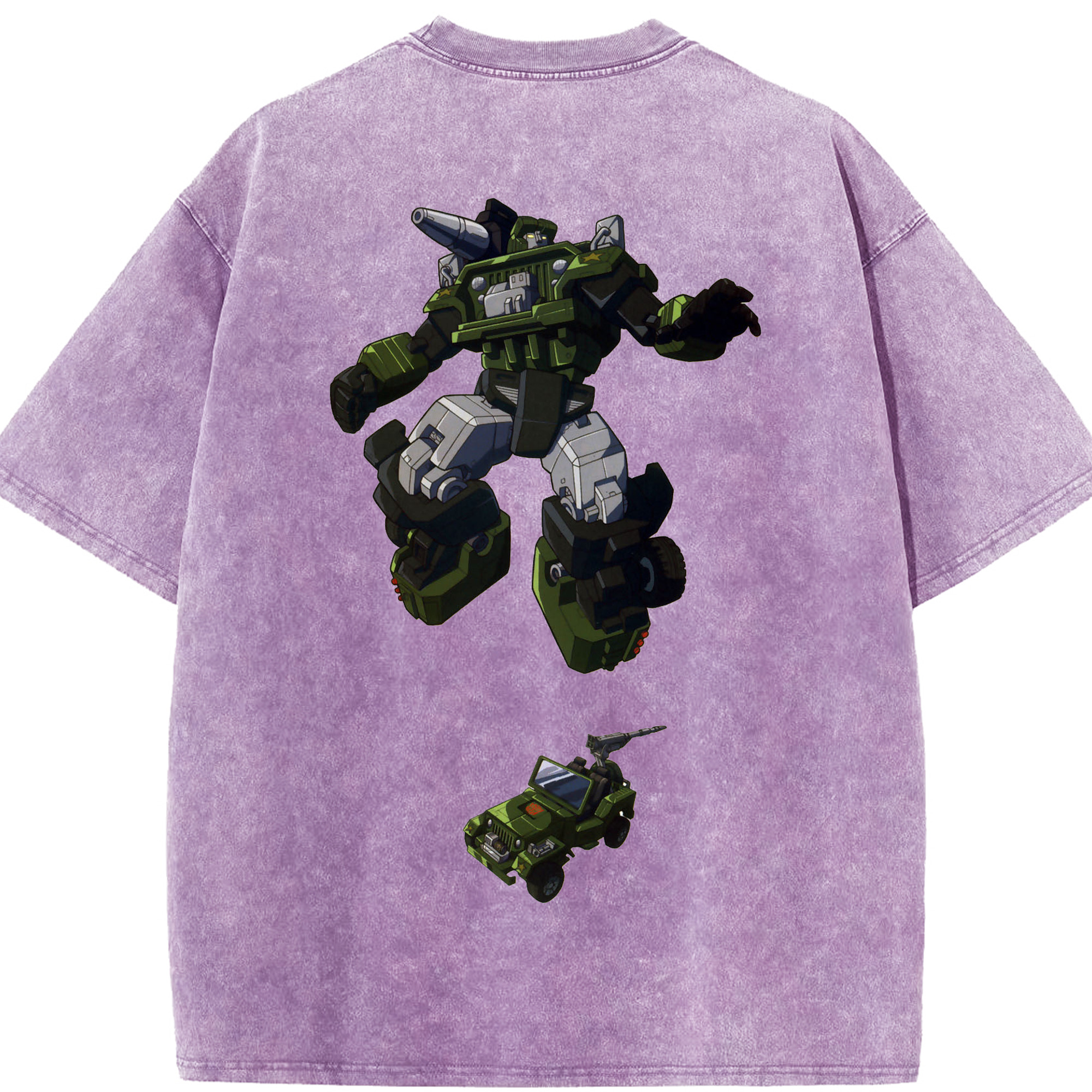 （画像用）  綿100% ヴィンテージ風 半袖Tシャツ（背面プリント）