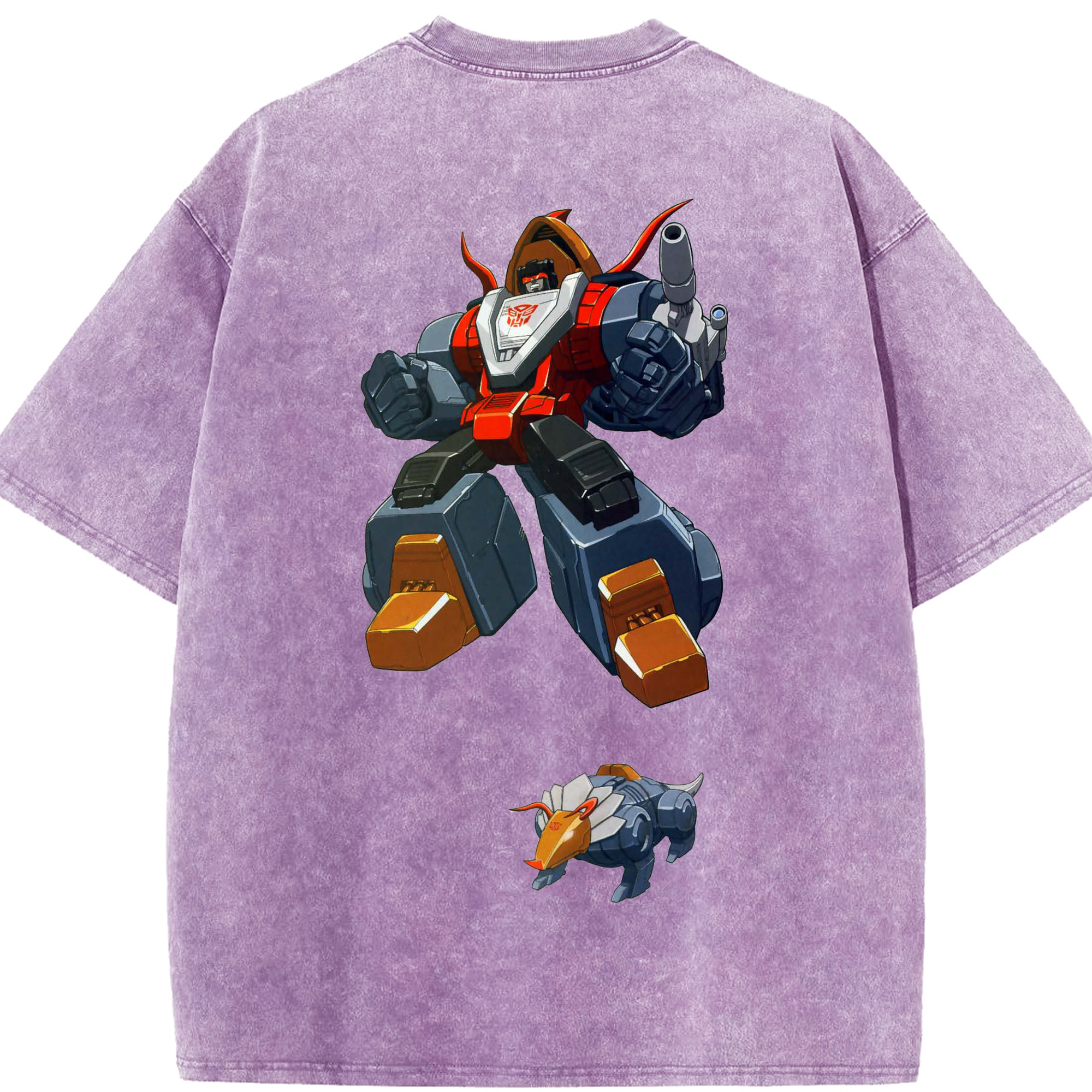 （画像用）  綿100% ヴィンテージ風 半袖Tシャツ（背面プリント）