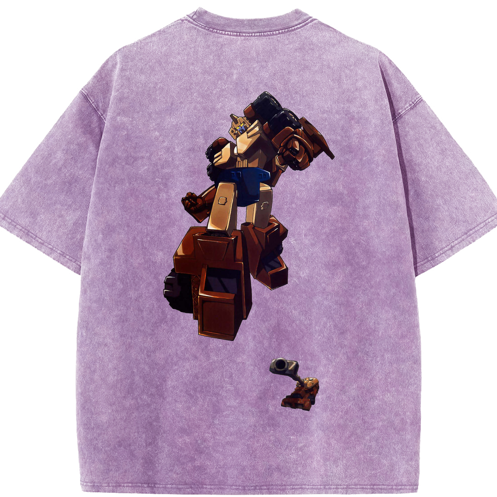 （画像用）  綿100% ヴィンテージ風 半袖Tシャツ（背面プリント）