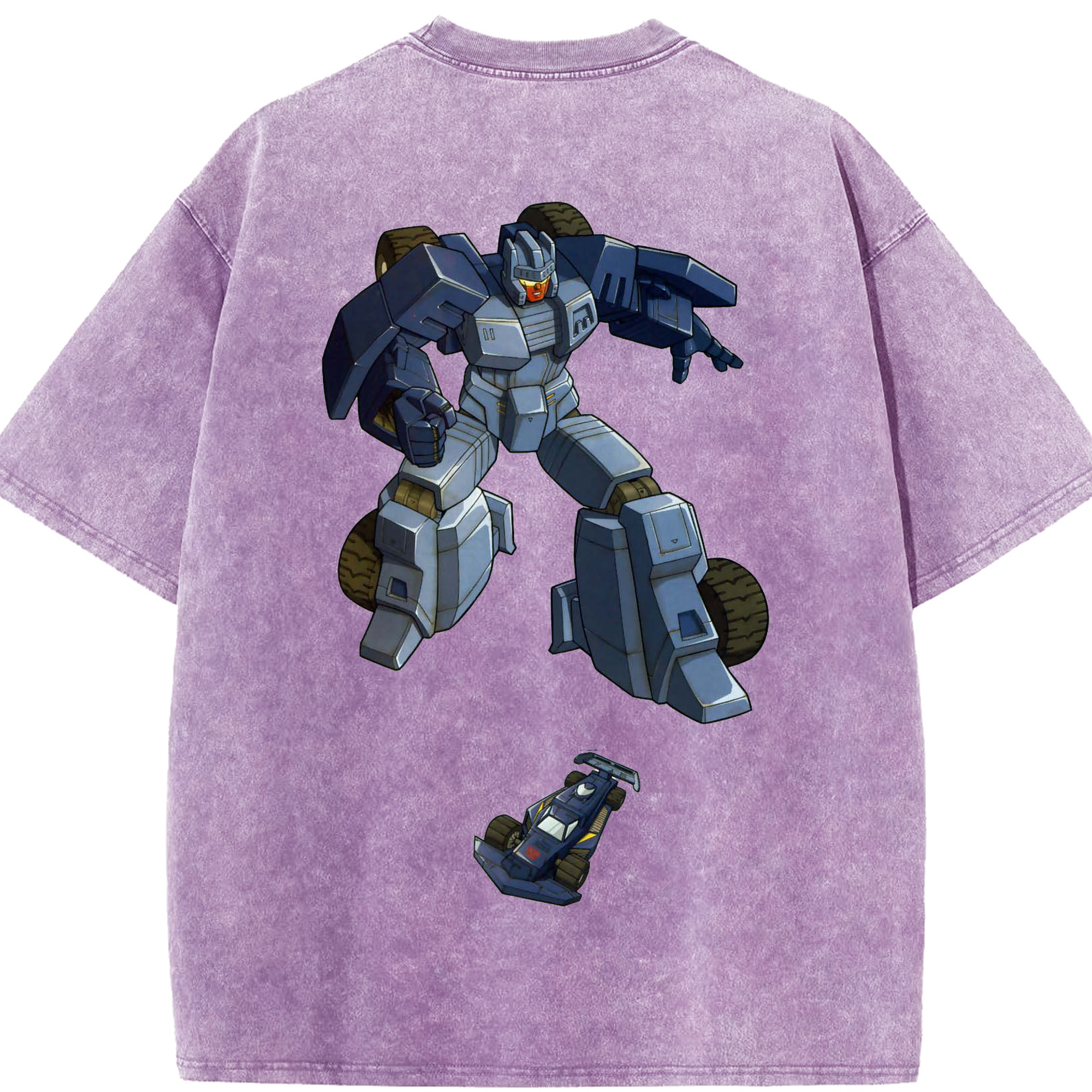 （画像用）  綿100% ヴィンテージ風 半袖Tシャツ（背面プリント）