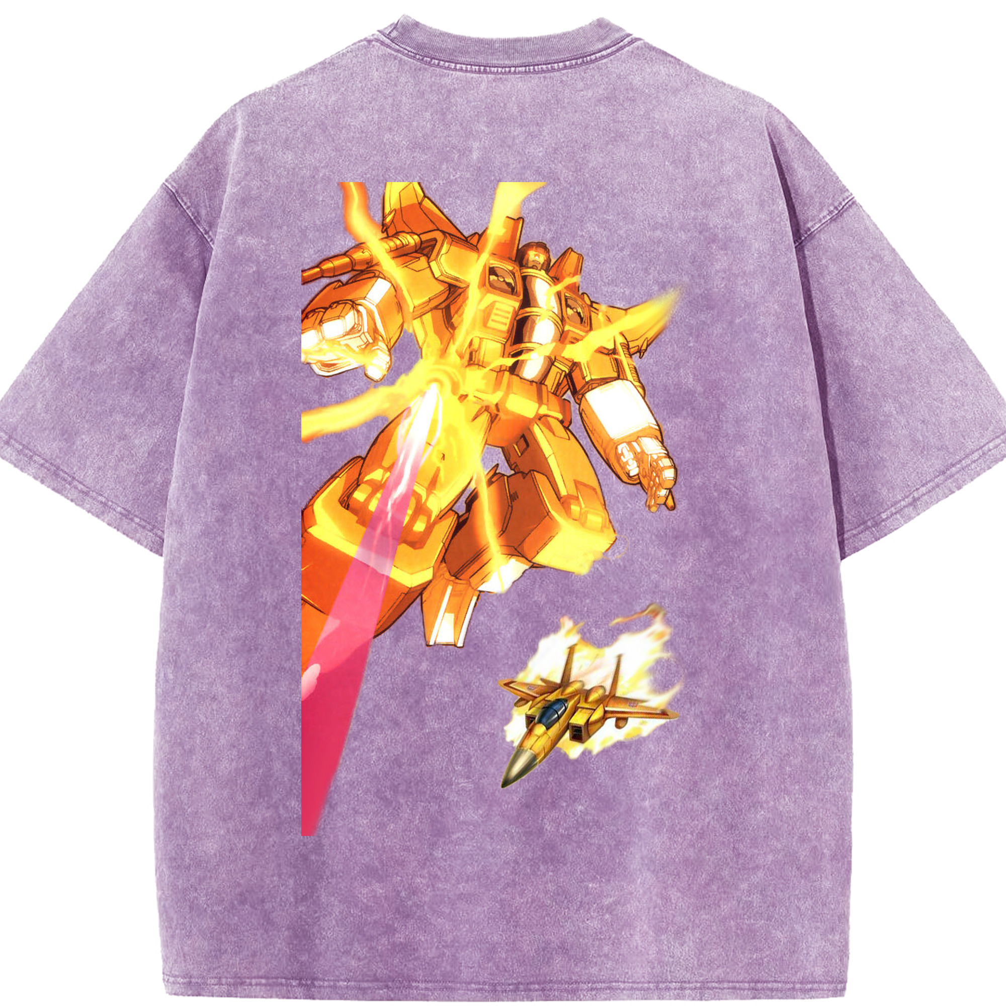 （画像用）  綿100% ヴィンテージ風 半袖Tシャツ（背面プリント）
