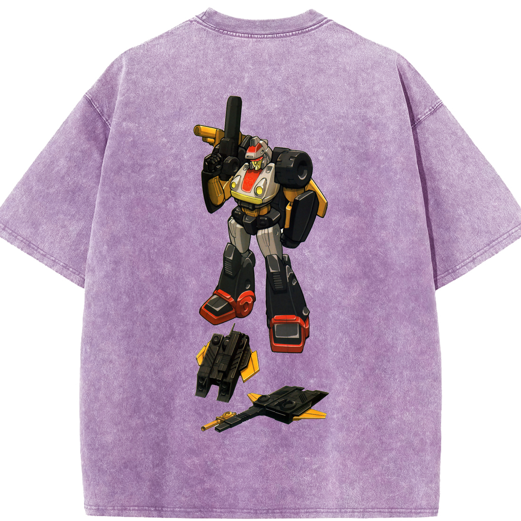 （画像用）  綿100% ヴィンテージ風 半袖Tシャツ（背面プリント）