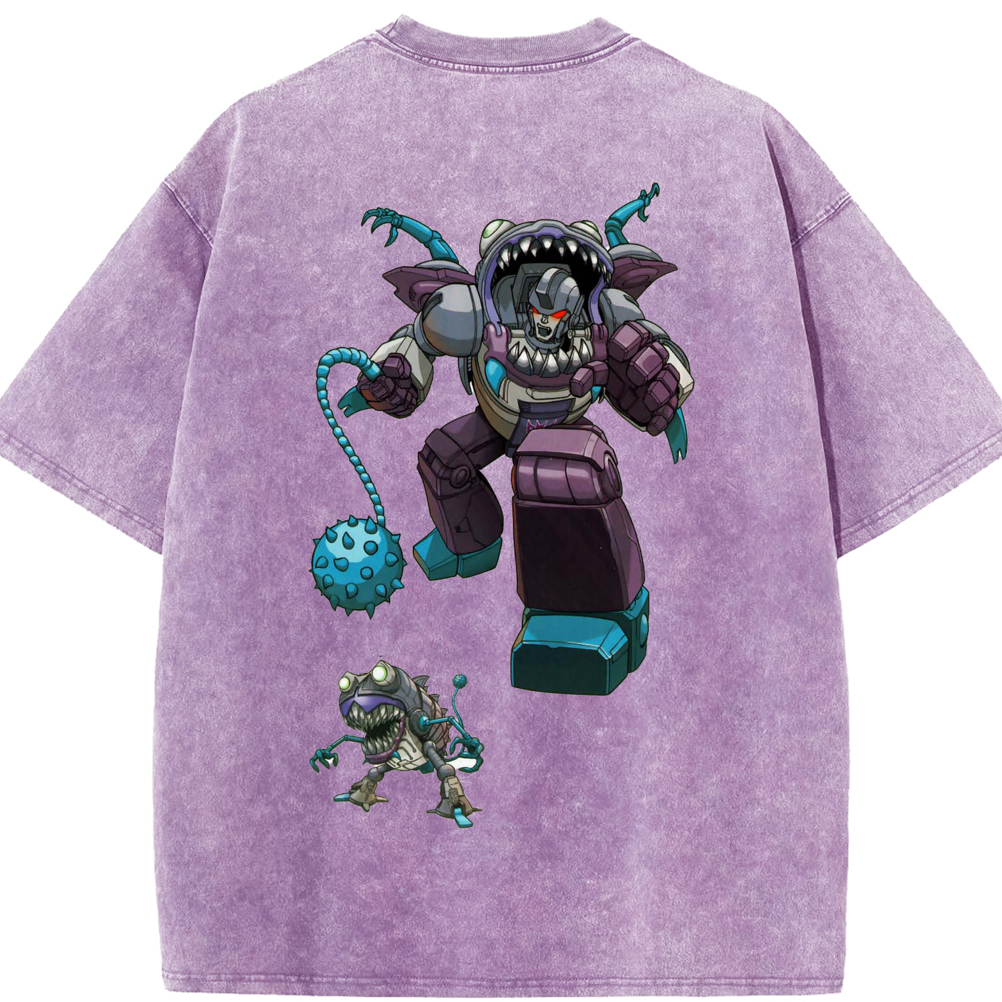 （画像用）  綿100% ヴィンテージ風 半袖Tシャツ（背面プリント）