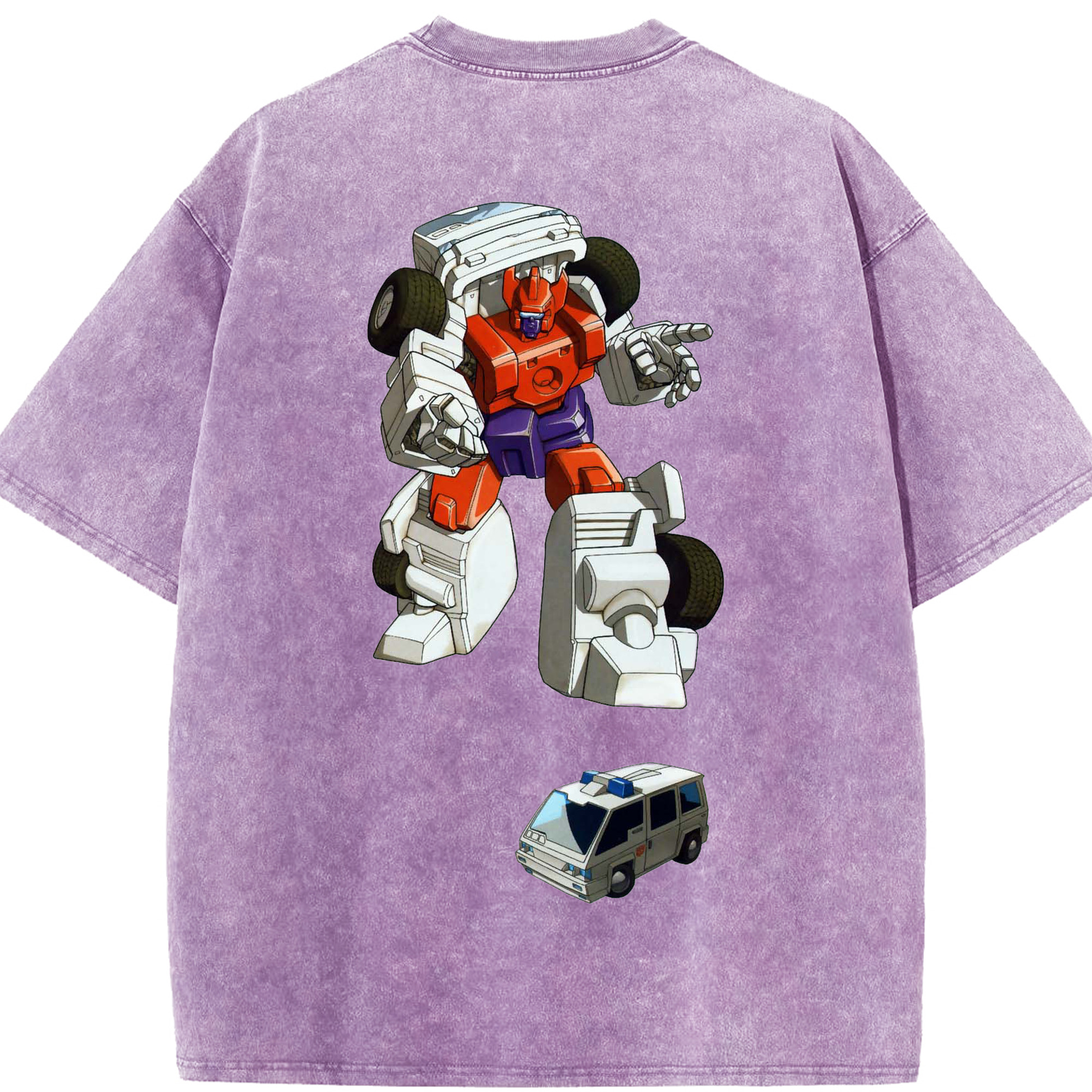 （画像用）  綿100% ヴィンテージ風 半袖Tシャツ（背面プリント）