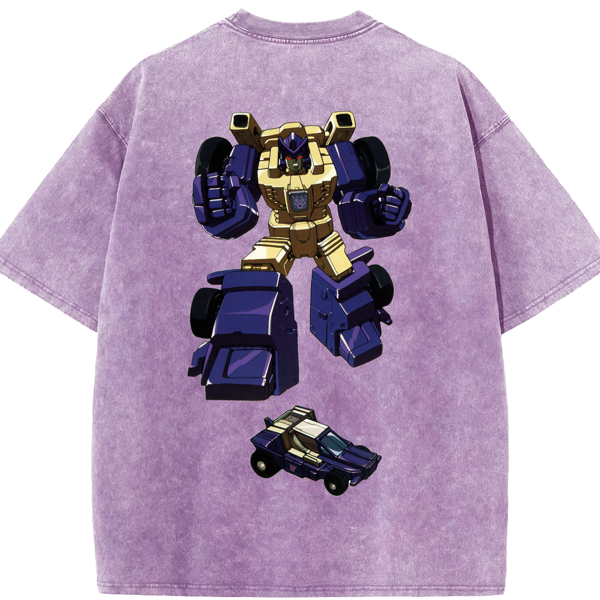 （画像用）  綿100% ヴィンテージ風 半袖Tシャツ（背面プリント）