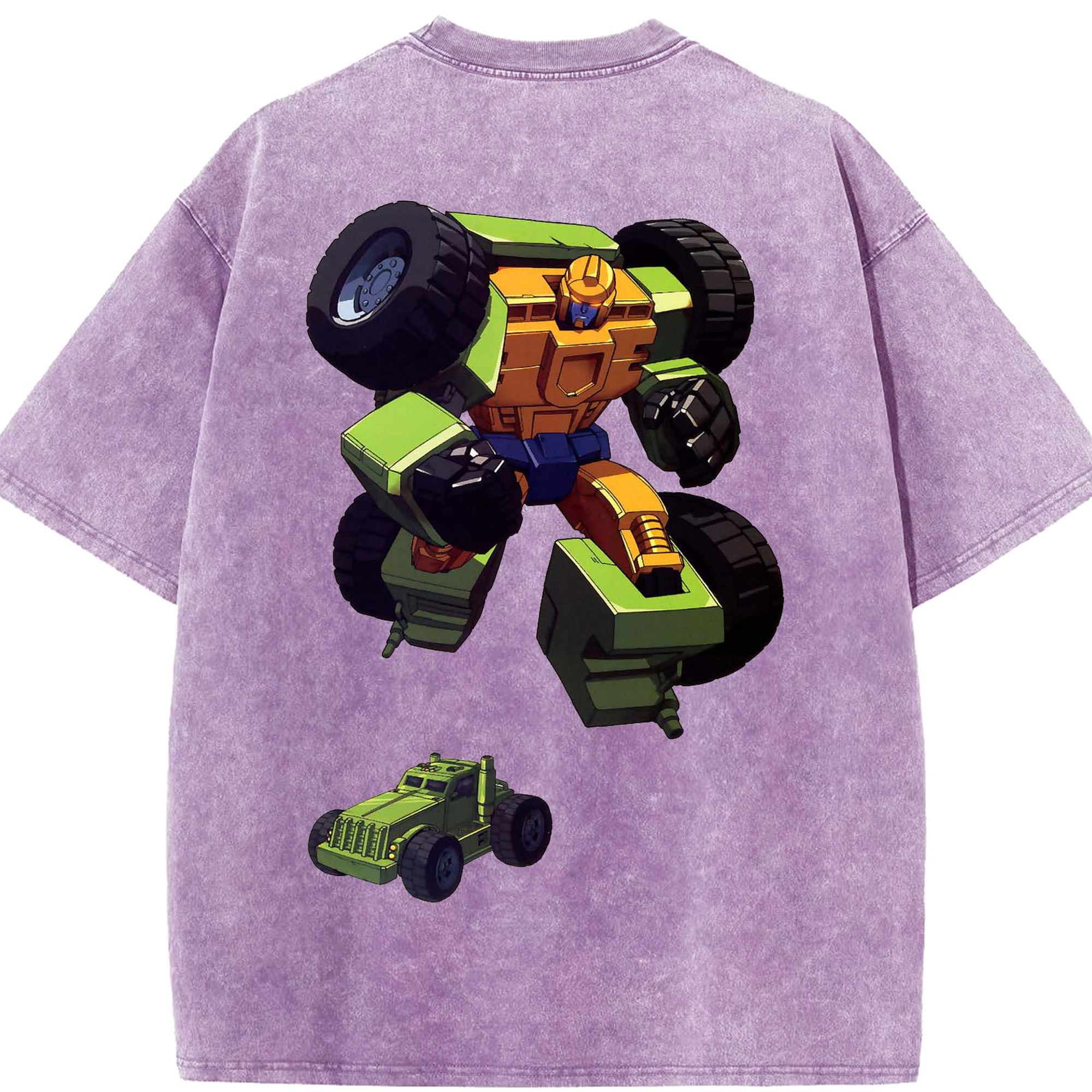 （画像用）  綿100% ヴィンテージ風 半袖Tシャツ（背面プリント）