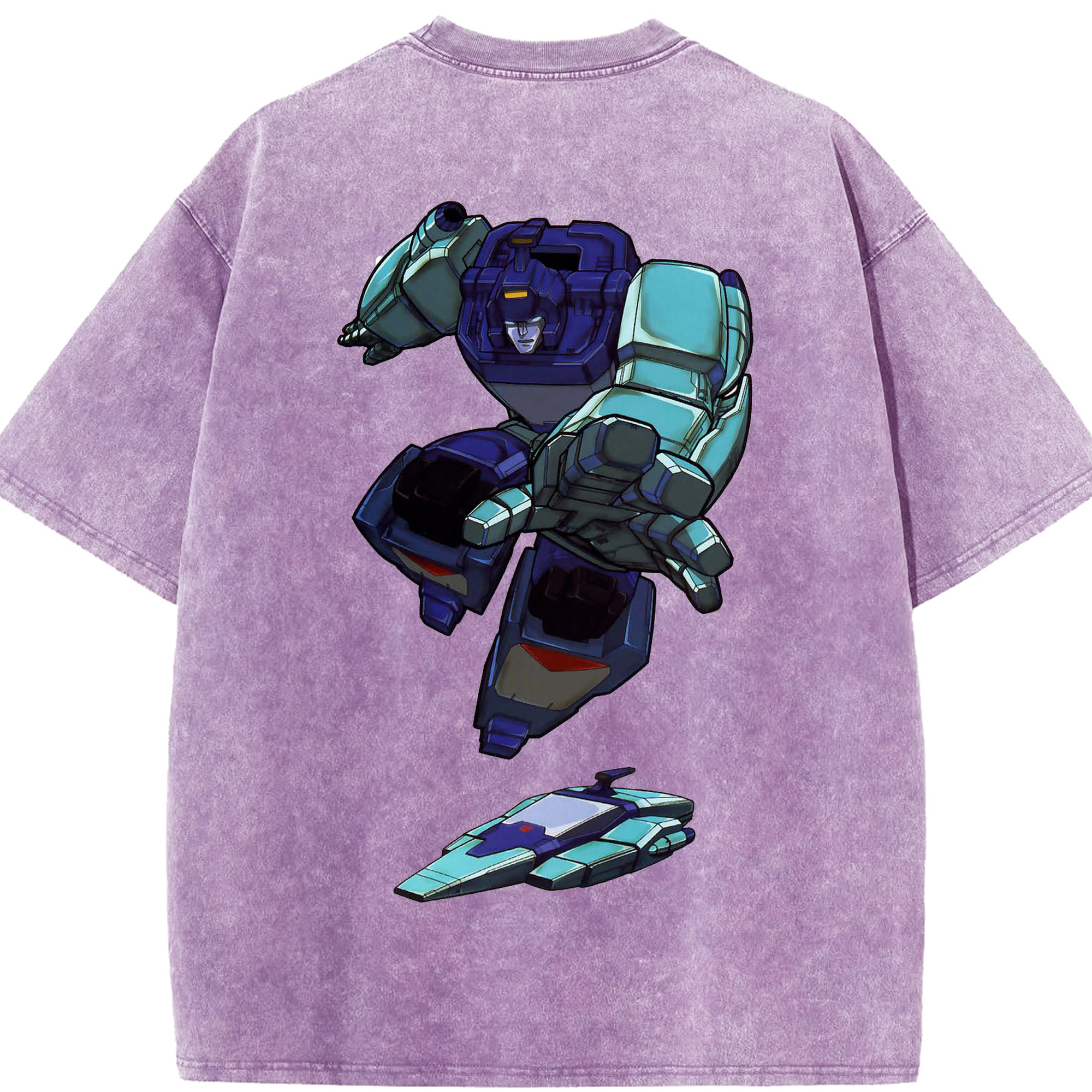 （画像用）  綿100% ヴィンテージ風 半袖Tシャツ（背面プリント）