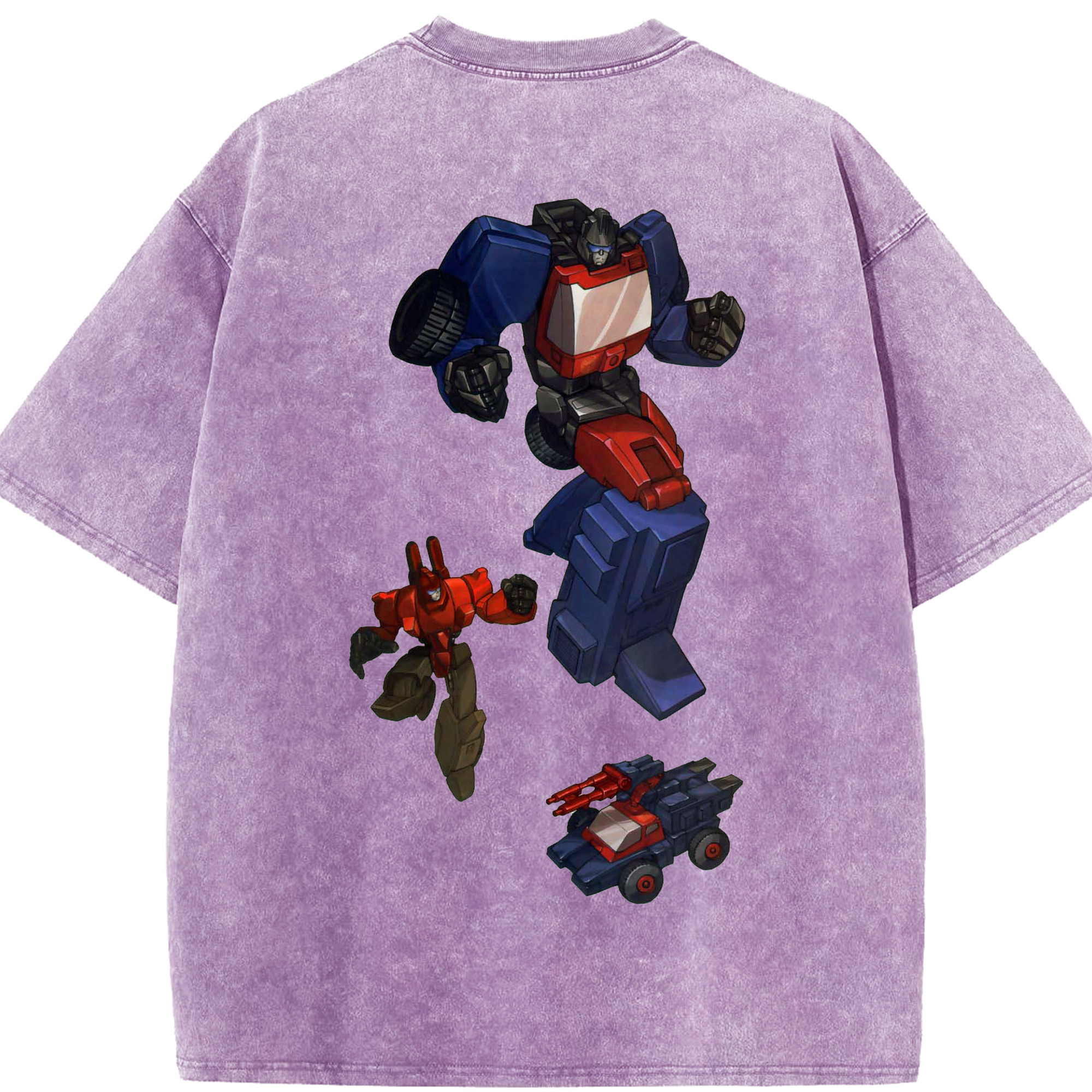 （画像用）  綿100% ヴィンテージ風 半袖Tシャツ（背面プリント）