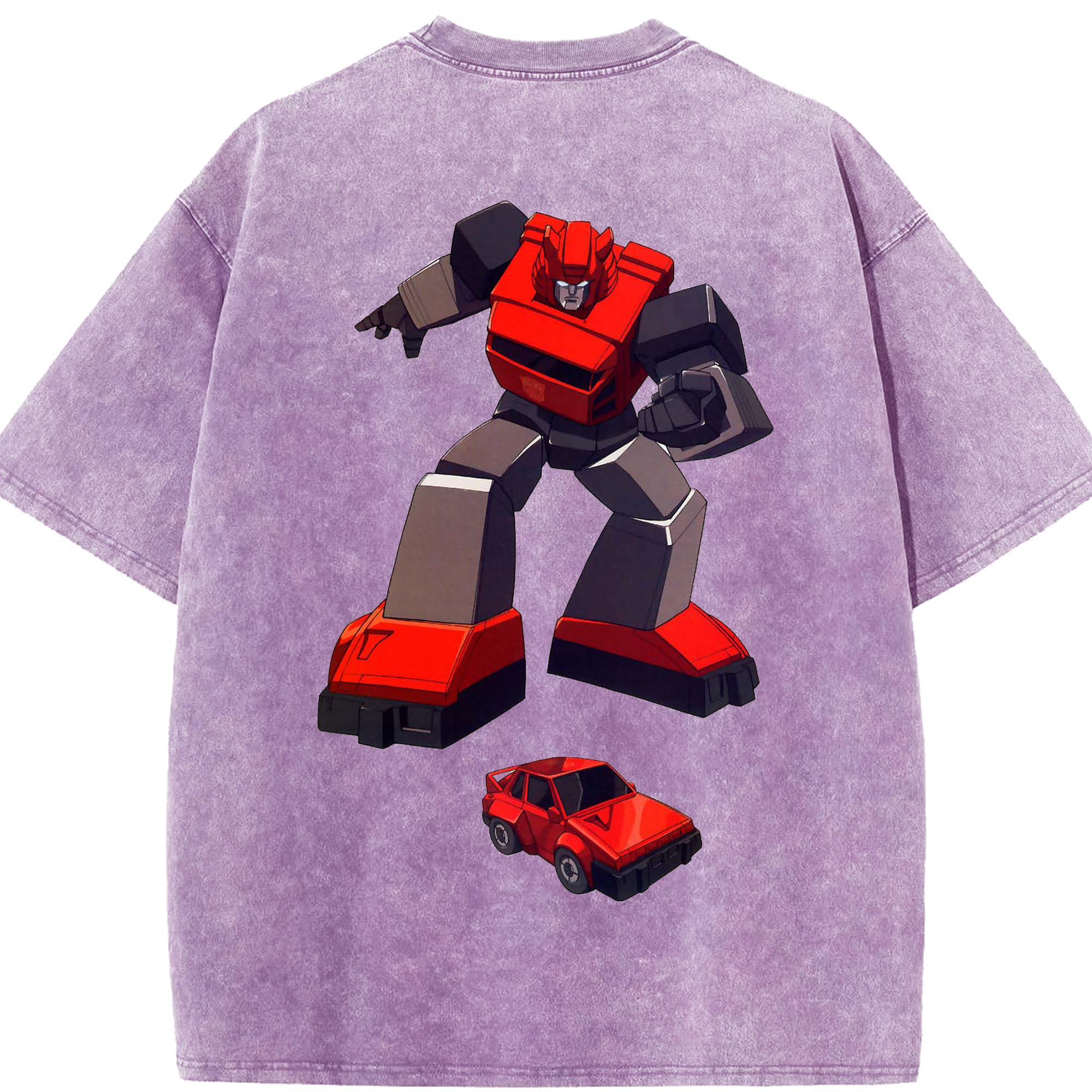 （画像用）  綿100% ヴィンテージ風 半袖Tシャツ（背面プリント）