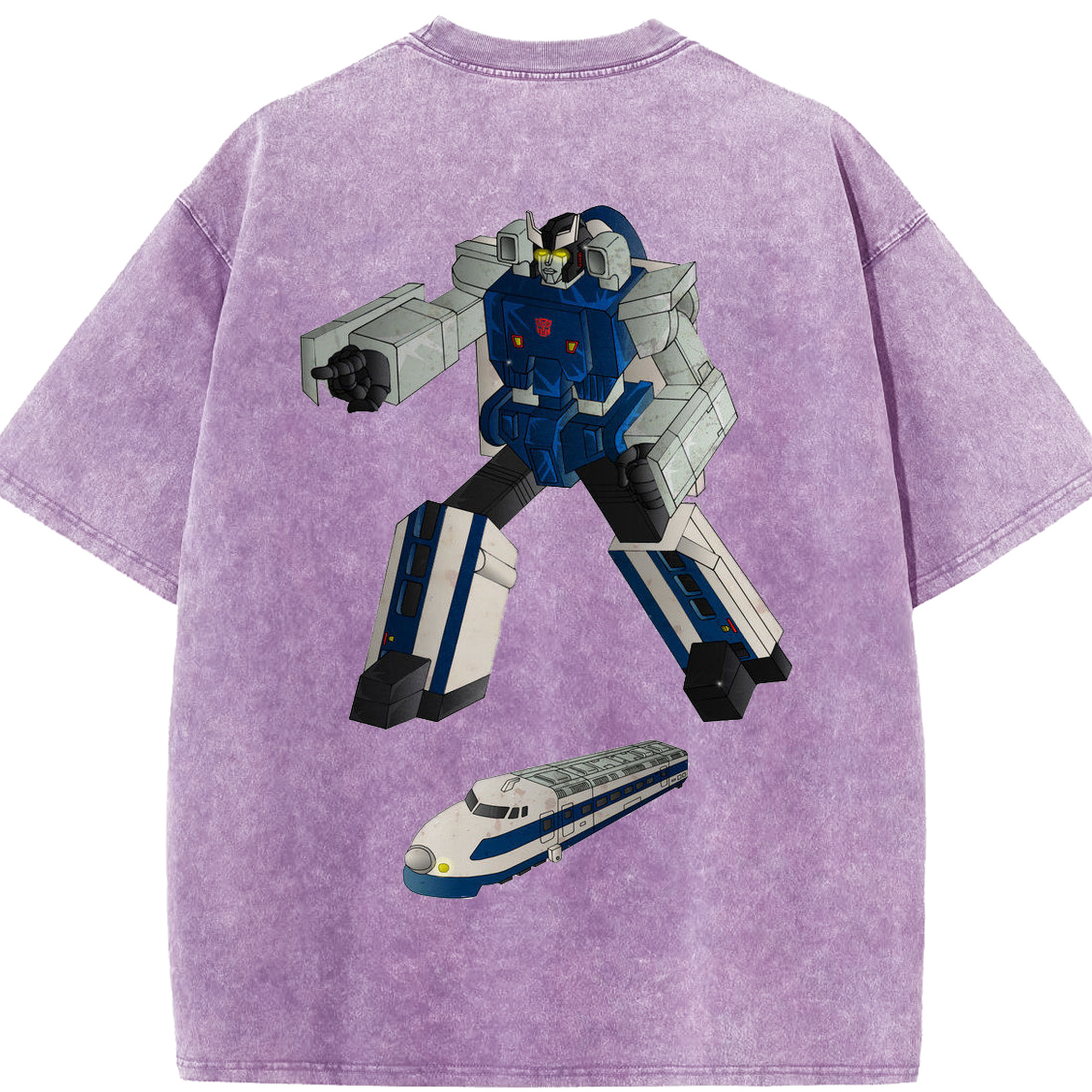 （画像用）  綿100% ヴィンテージ風 半袖Tシャツ（背面プリント）