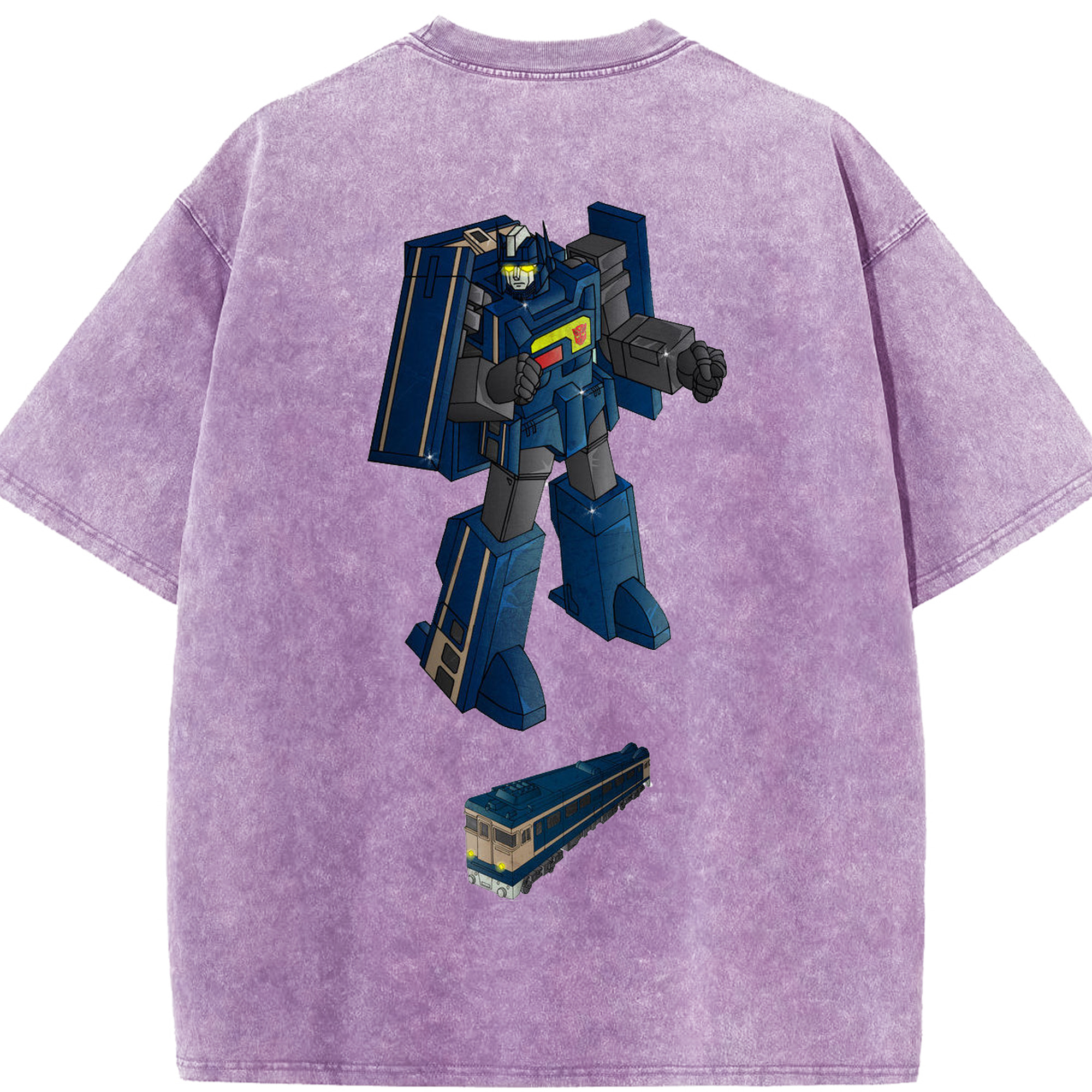 （画像用）  綿100% ヴィンテージ風 半袖Tシャツ（背面プリント）